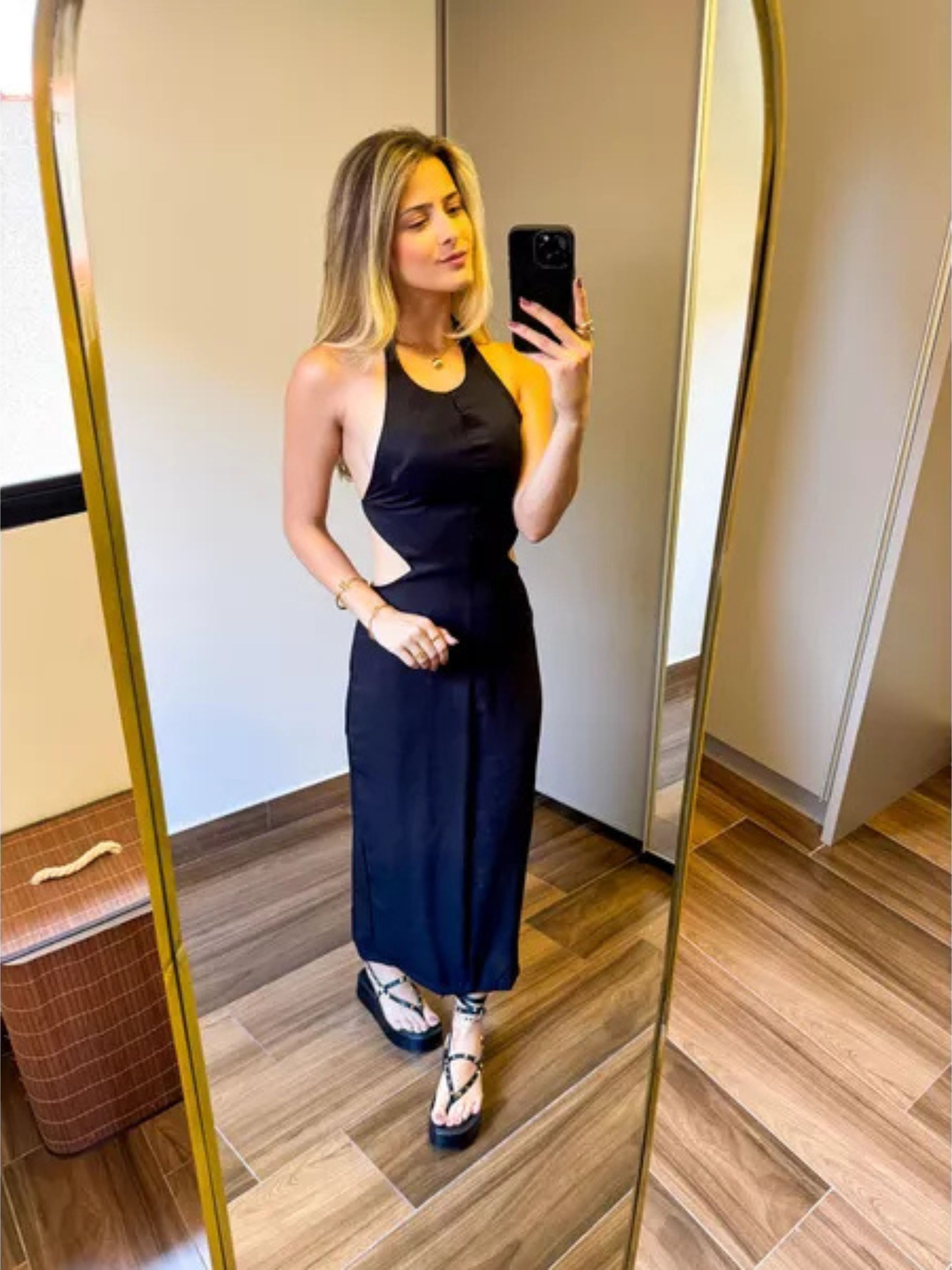 VESTIDO MONIQUE PRETO - MMUNIZ 