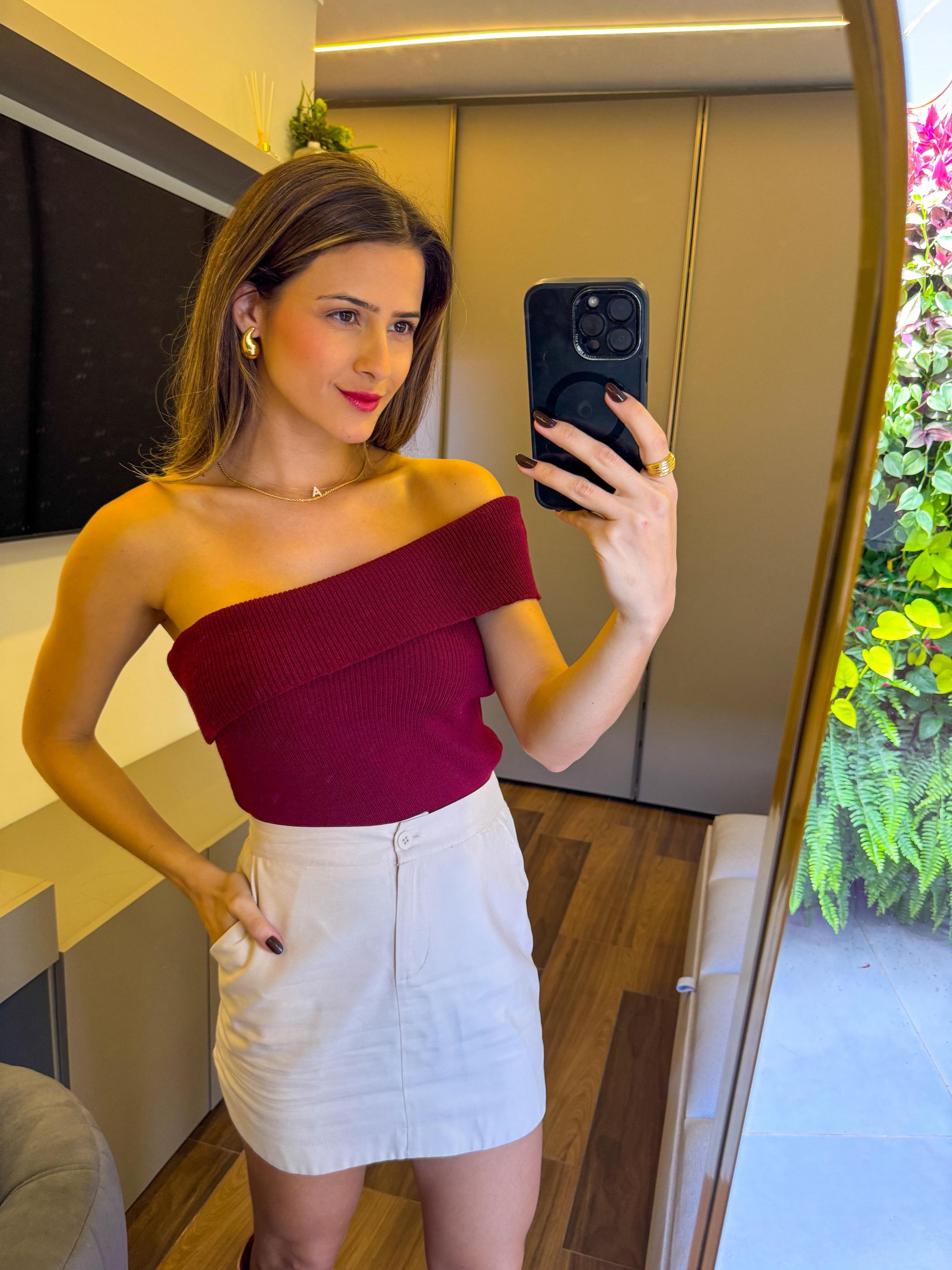 BLUSA MAFER VINHO - MMUNIZ 