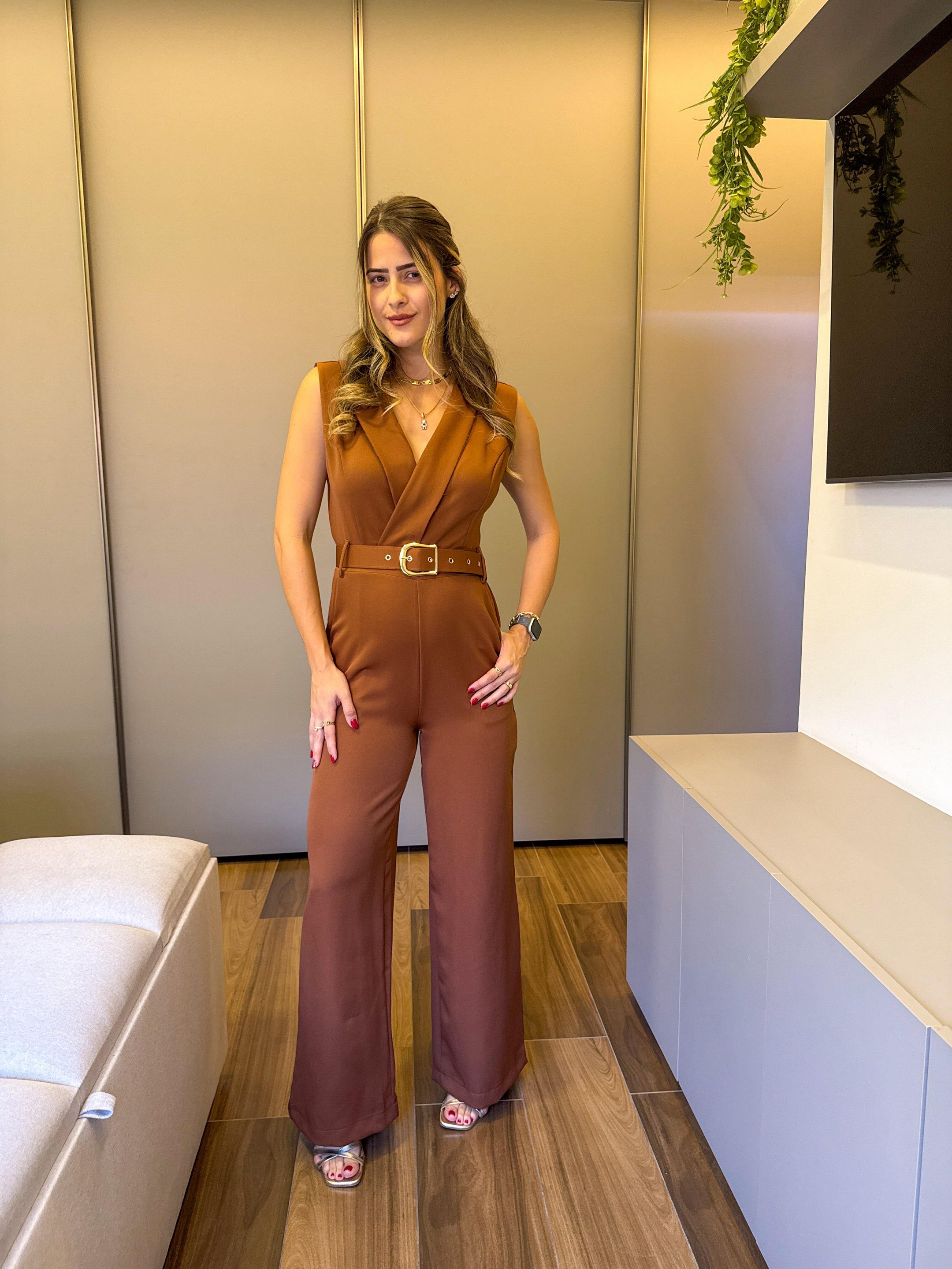 MACACÃO ADRIANA CARAMELO - MMUNIZ 