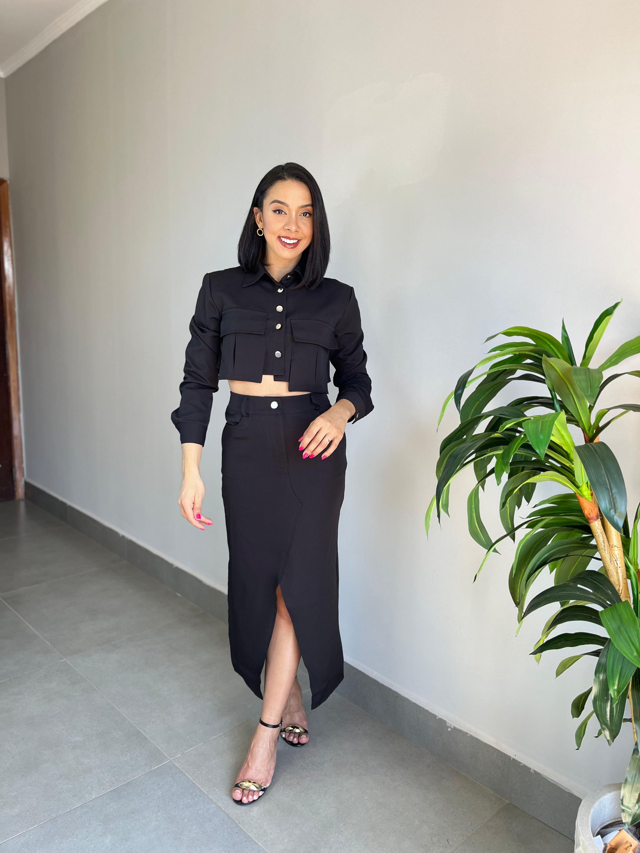 CONJUNTO FLORA PRETO - MMUNIZ 