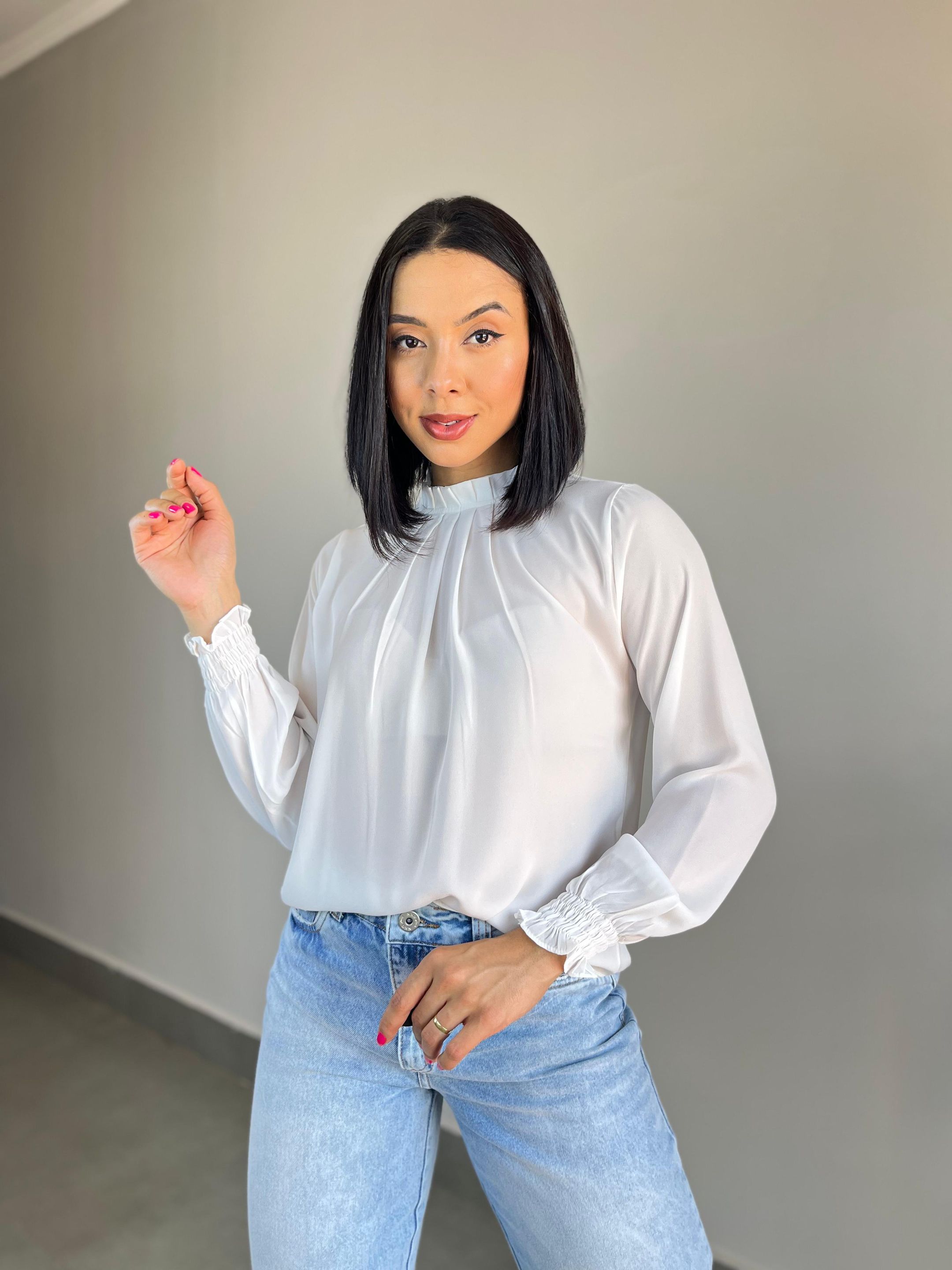CAMISA SARA BRANCO - MMUNIZ 