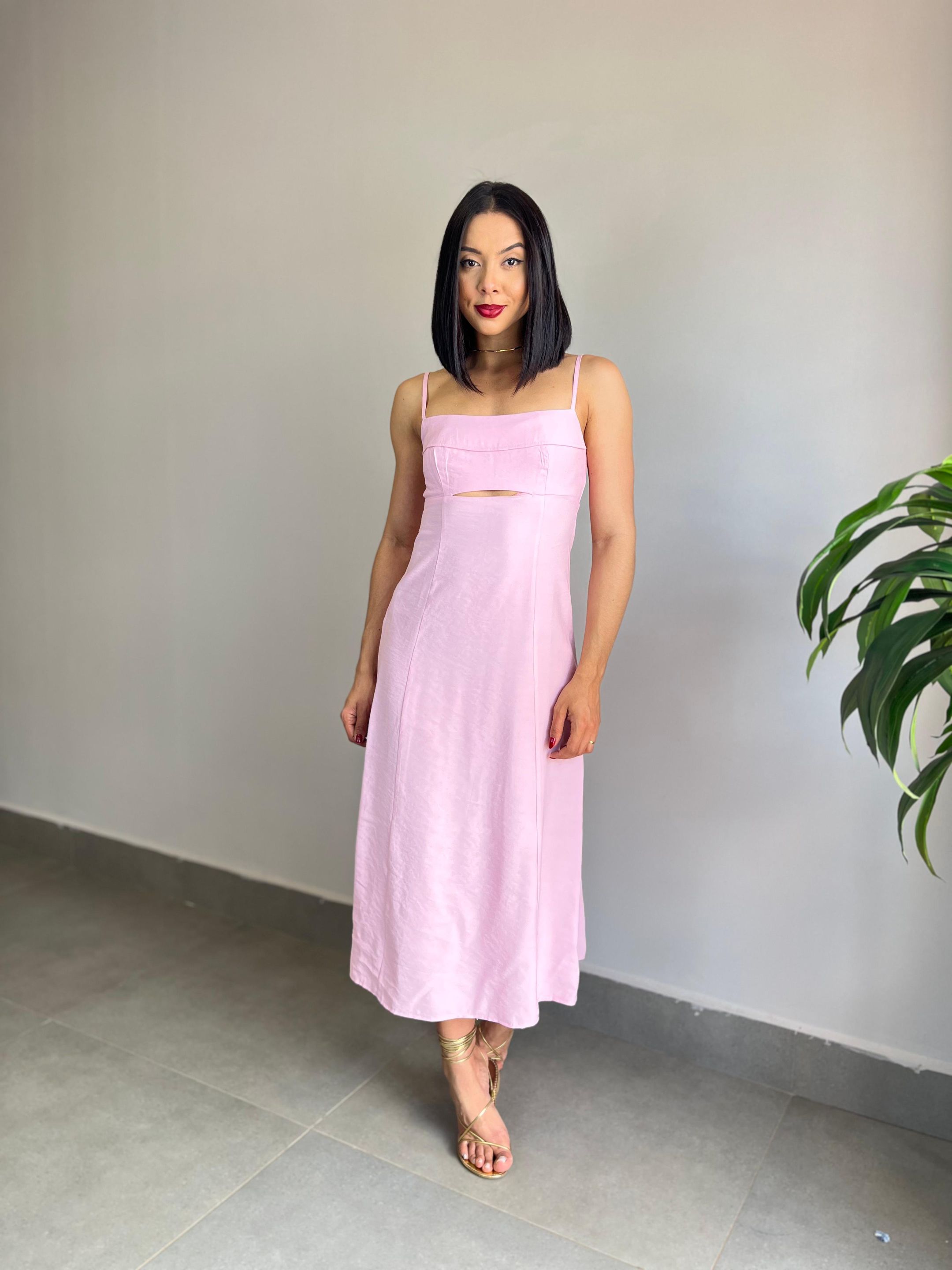 VESTIDO SAMARA ROSA - MMUNIZ 