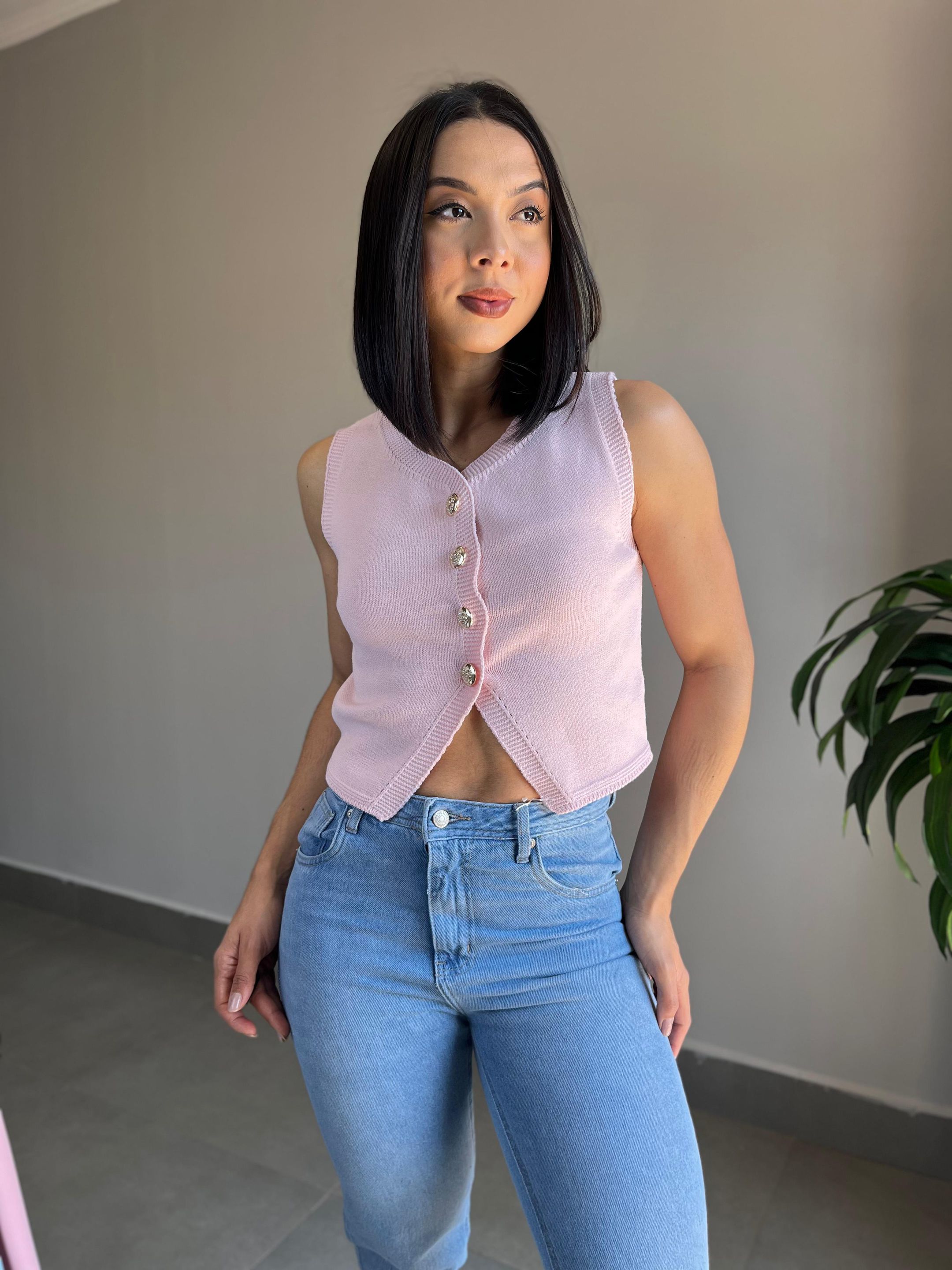 BLUSA ISABEL ROSA - MMUNIZ 