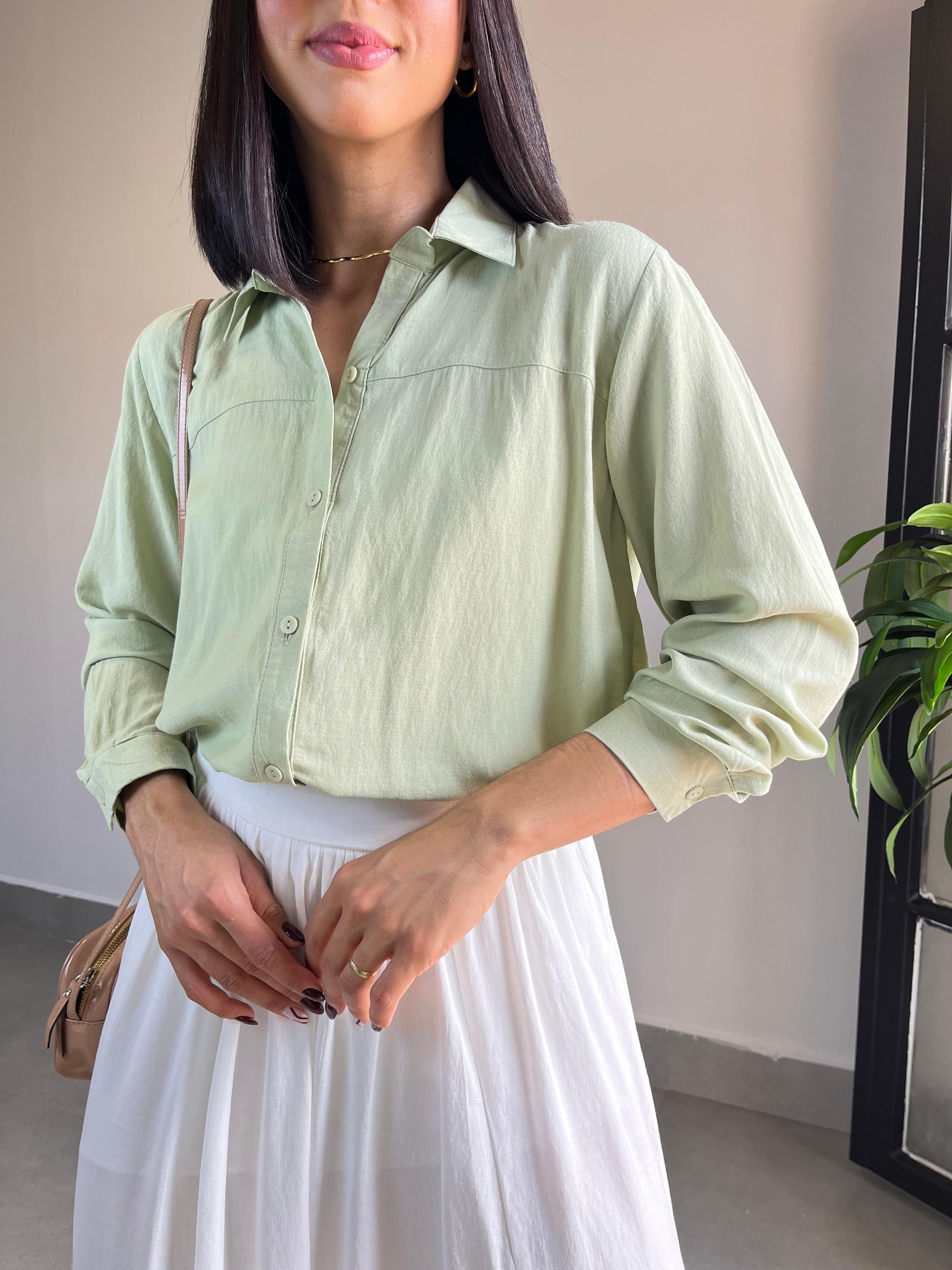 CAMISA ANTONELA VERDE - MMUNIZ 