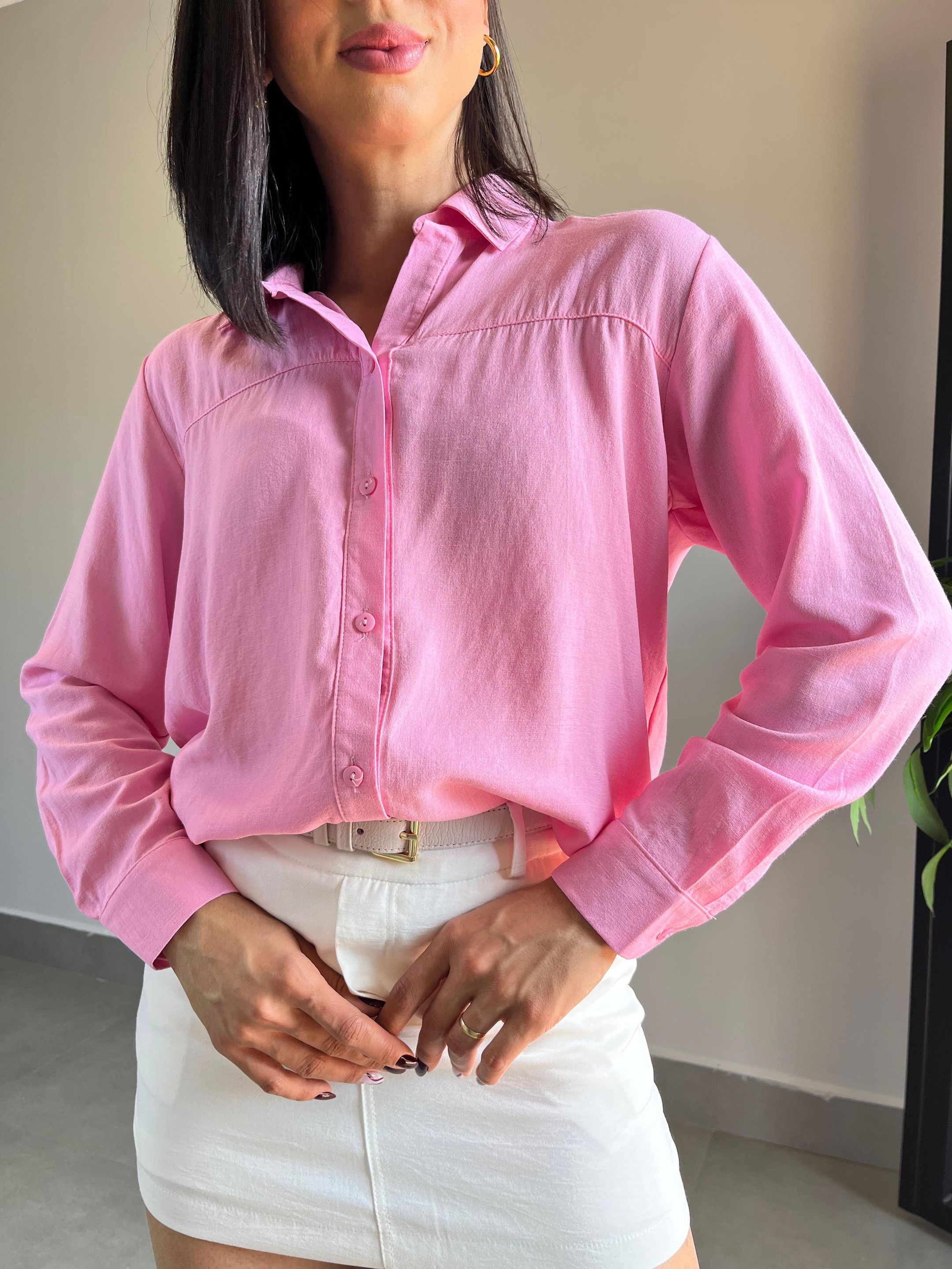 CAMISA ANTONELA ROSA - MMUNIZ 