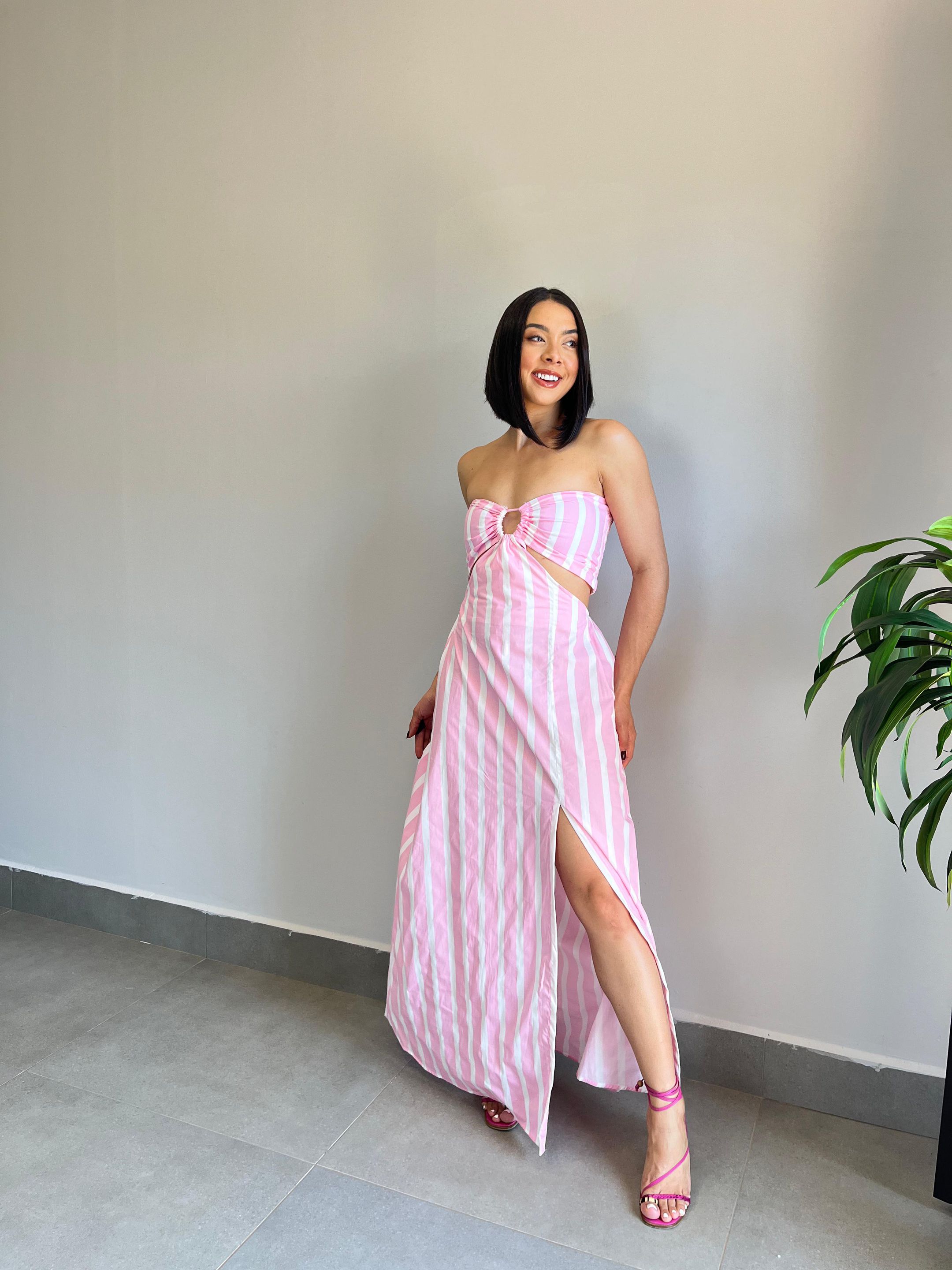 VESTIDO GABRIELA ROSA - MMUNIZ 