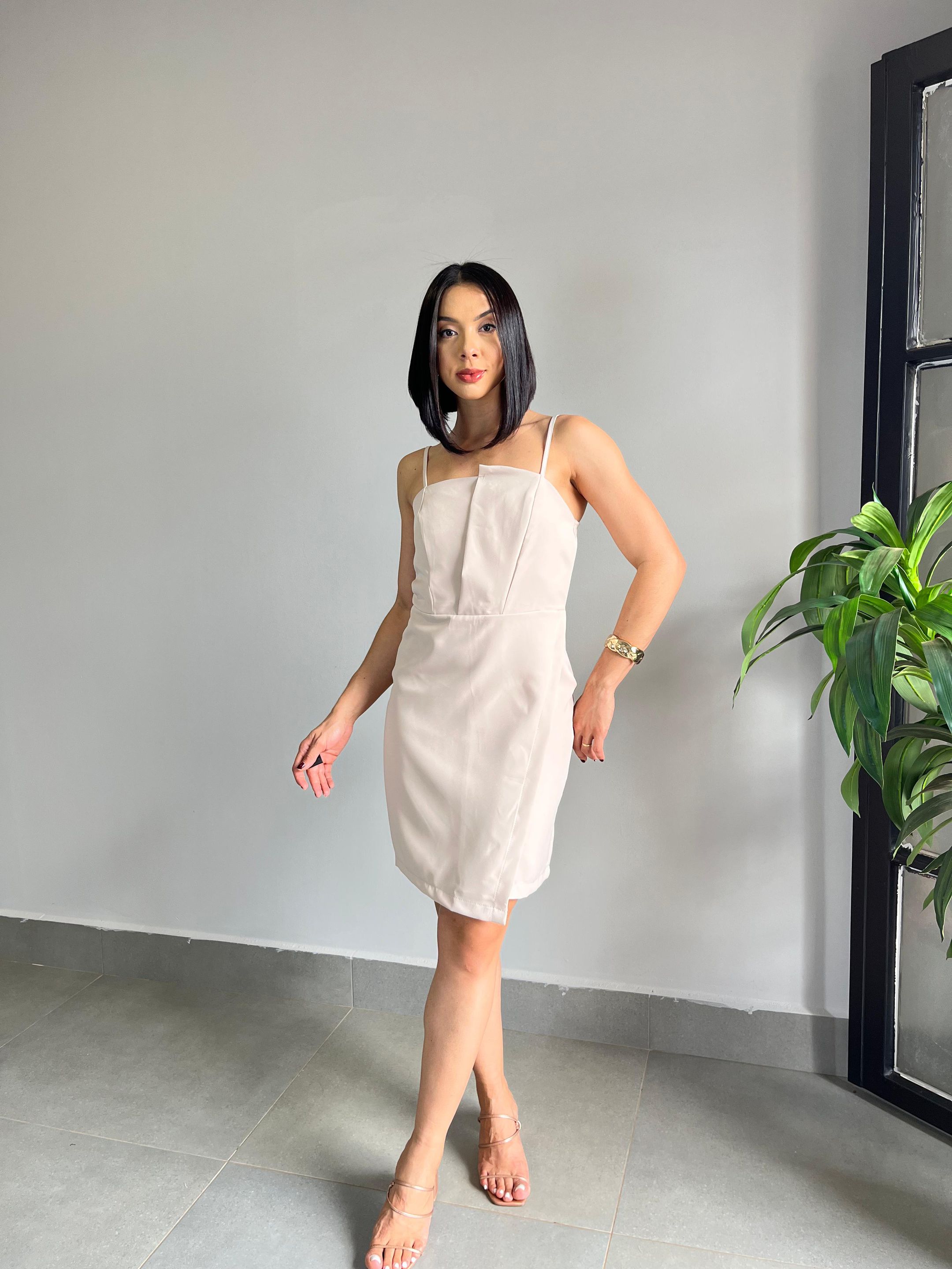 VESTIDO VITÓRIA NUDE - MMUNIZ 
