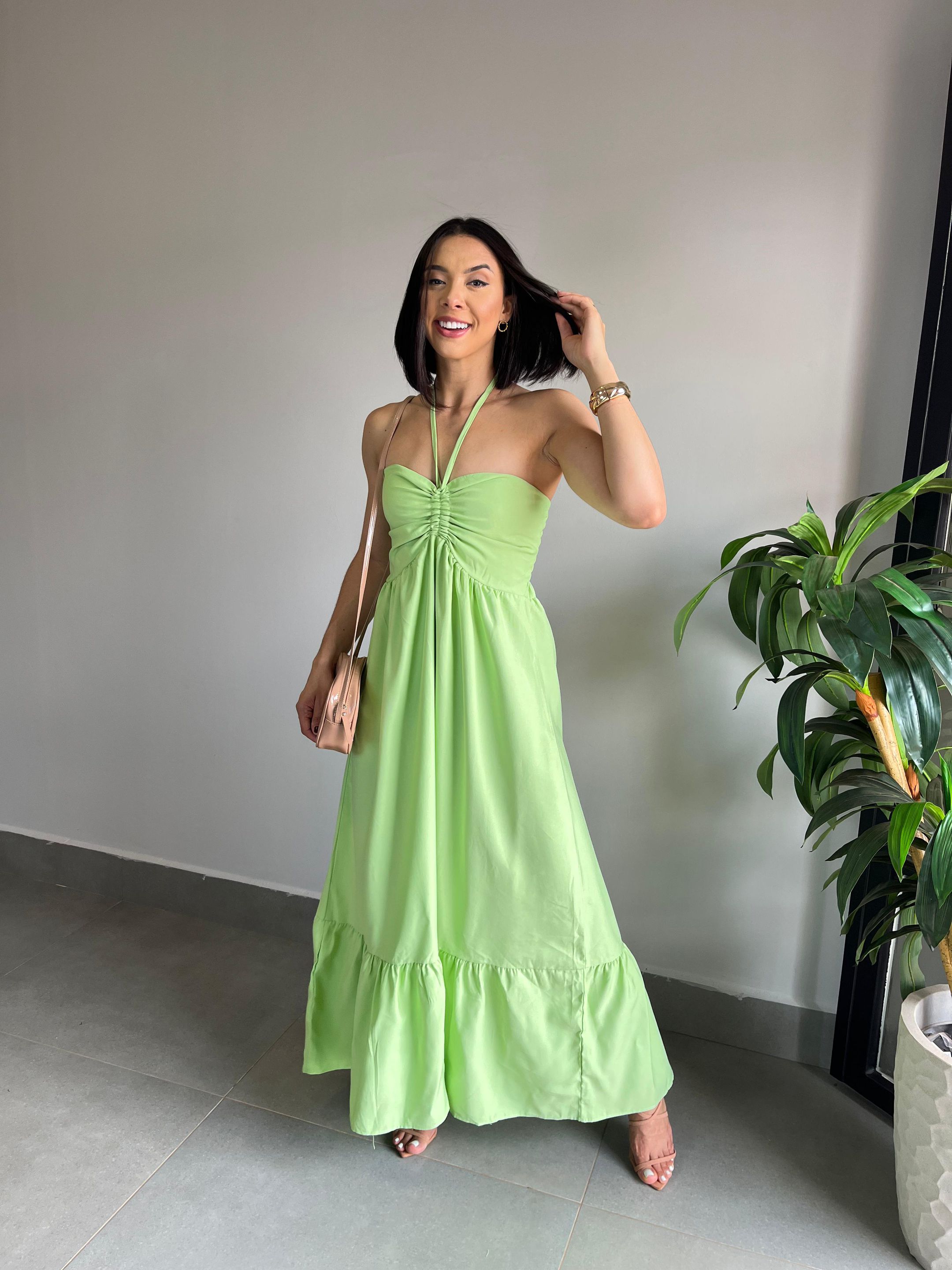 VESTIDO CARINA VERDE - MMUNIZ 