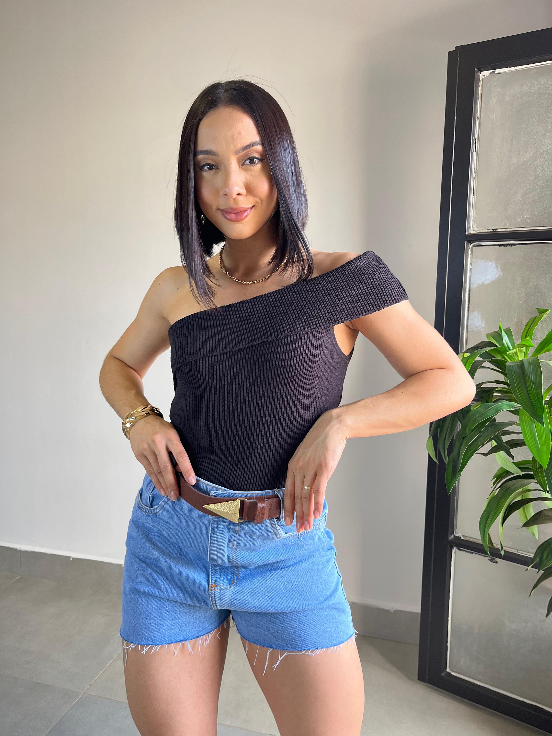 BLUSA MAFER PRETO - MMUNIZ 