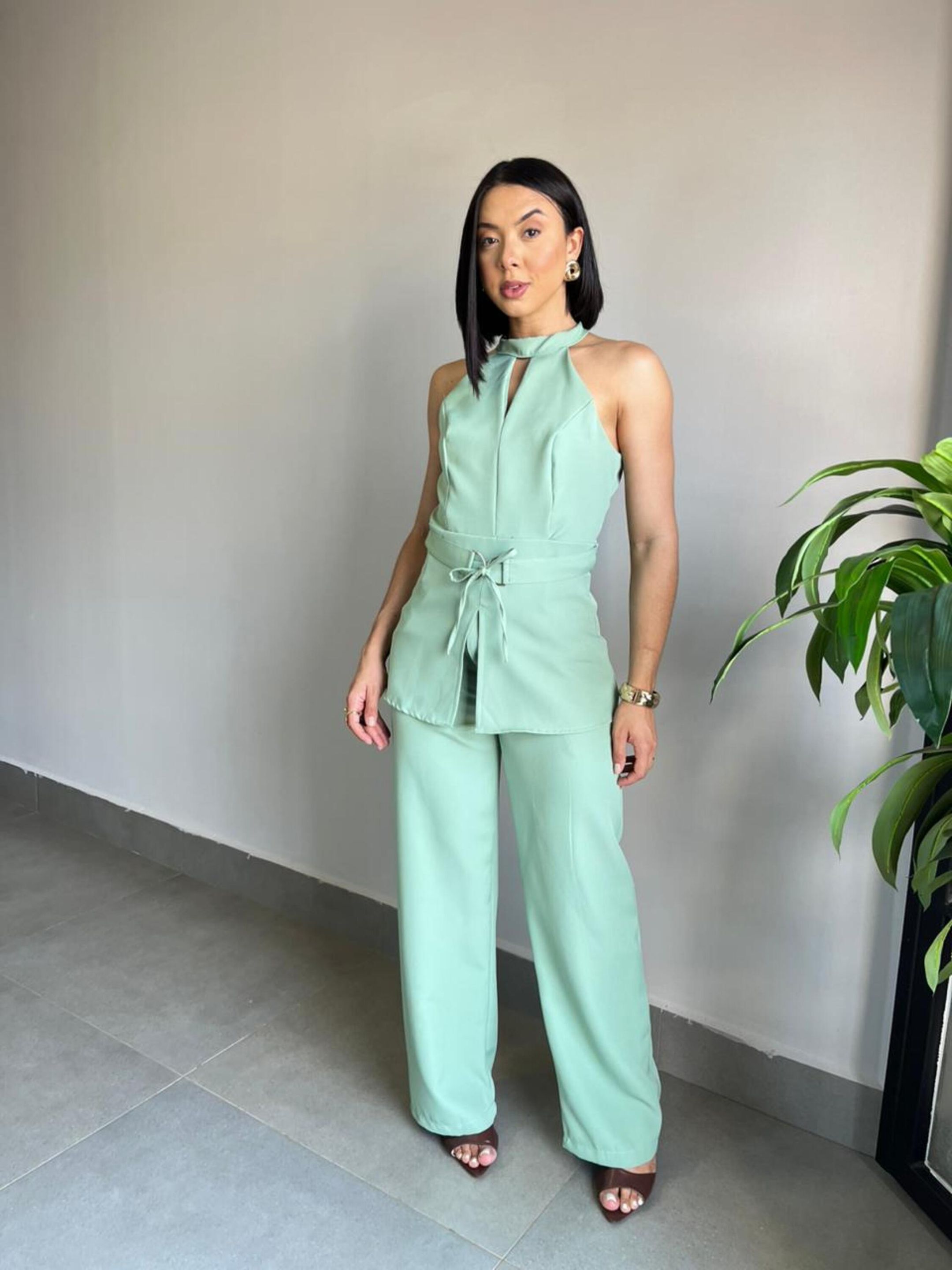 CONJUNTO RENATA VERDE - MMUNIZ 