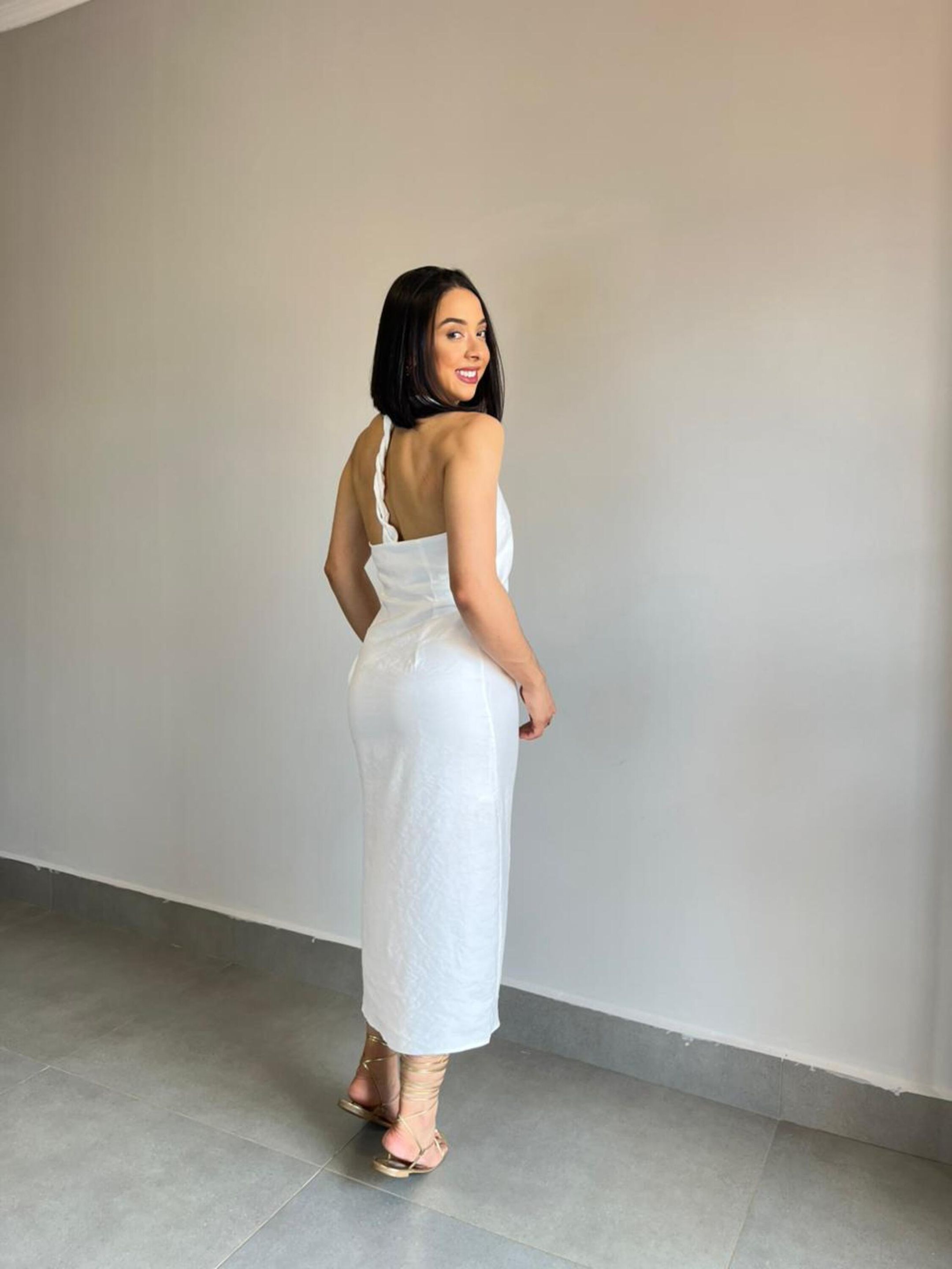 VESTIDO PAMELA BRANCO - MMUNIZ 