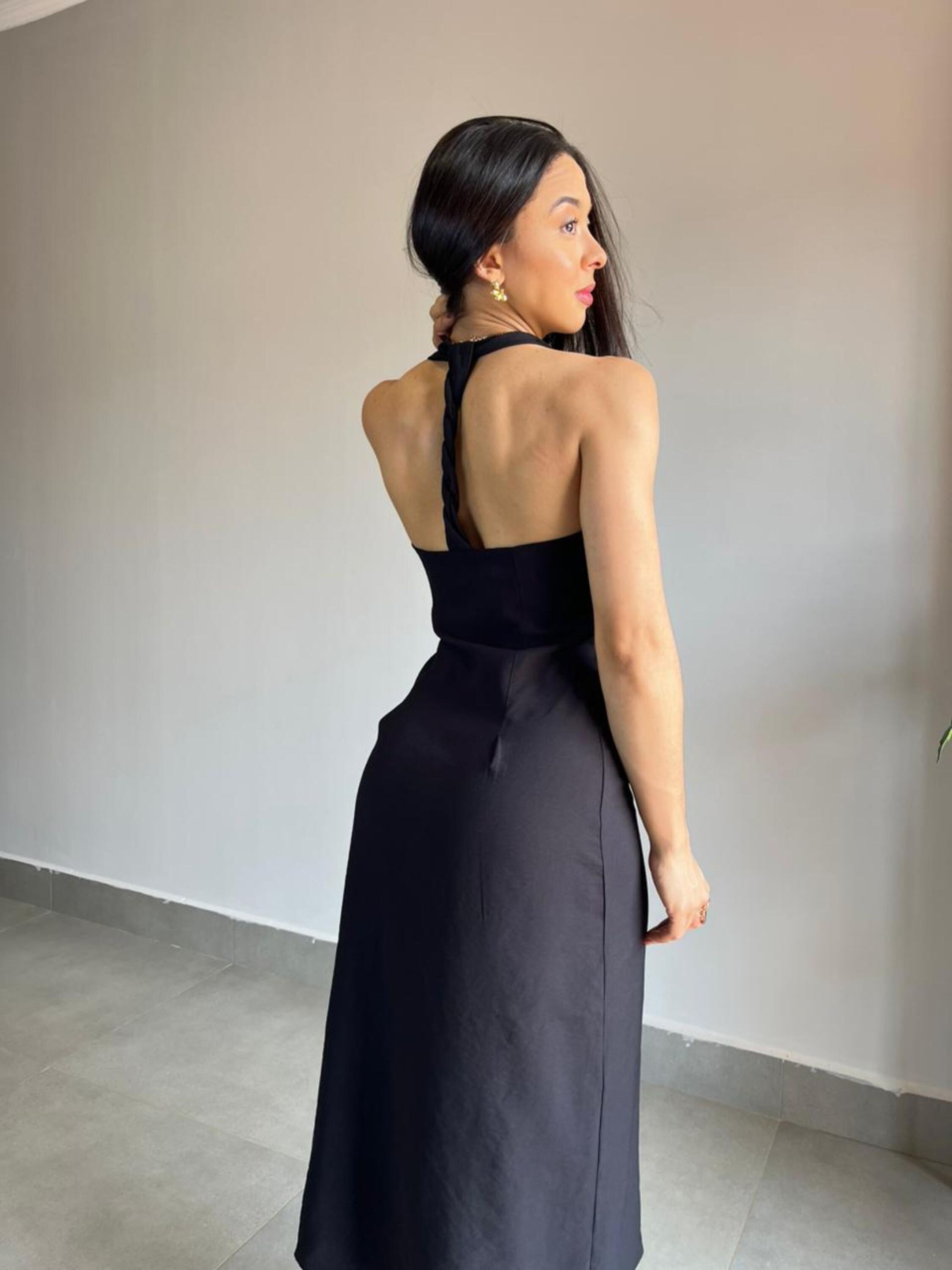 VESTIDO PAMELA PRETO - MMUNIZ 