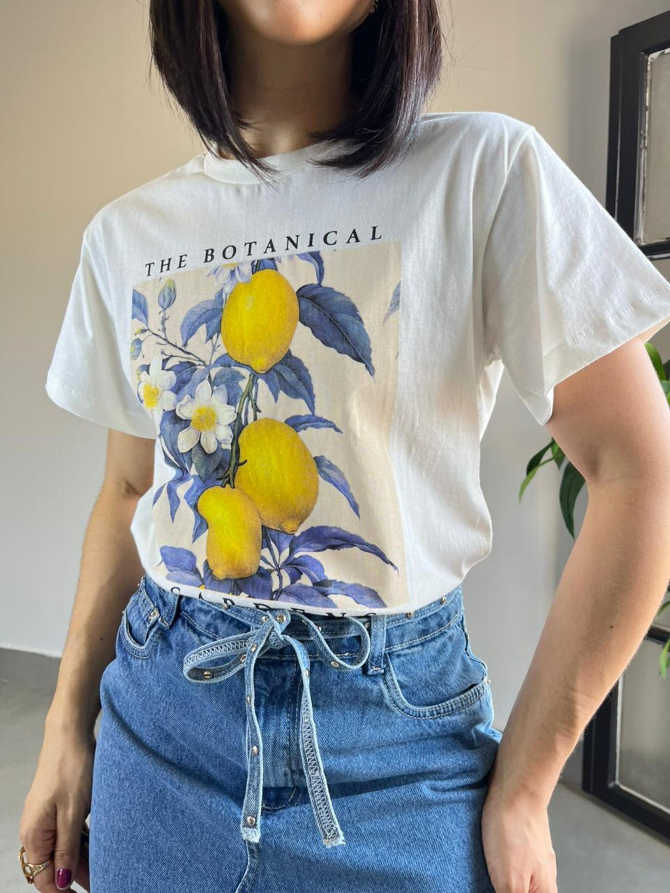 T-SHIRT LIMÃO AZUL - MMUNIZ 