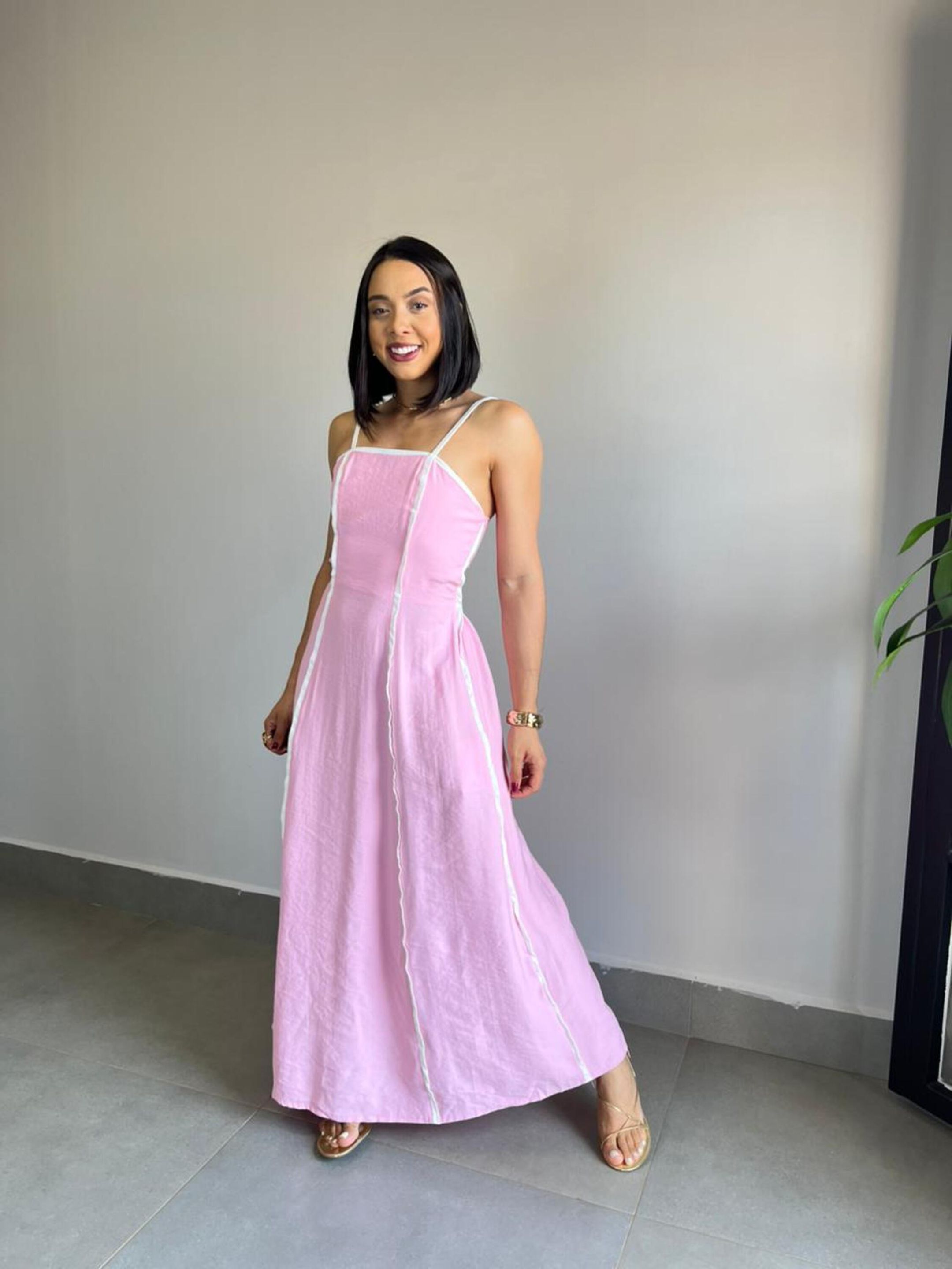 VESTIDO MAIA ROSA - MMUNIZ 