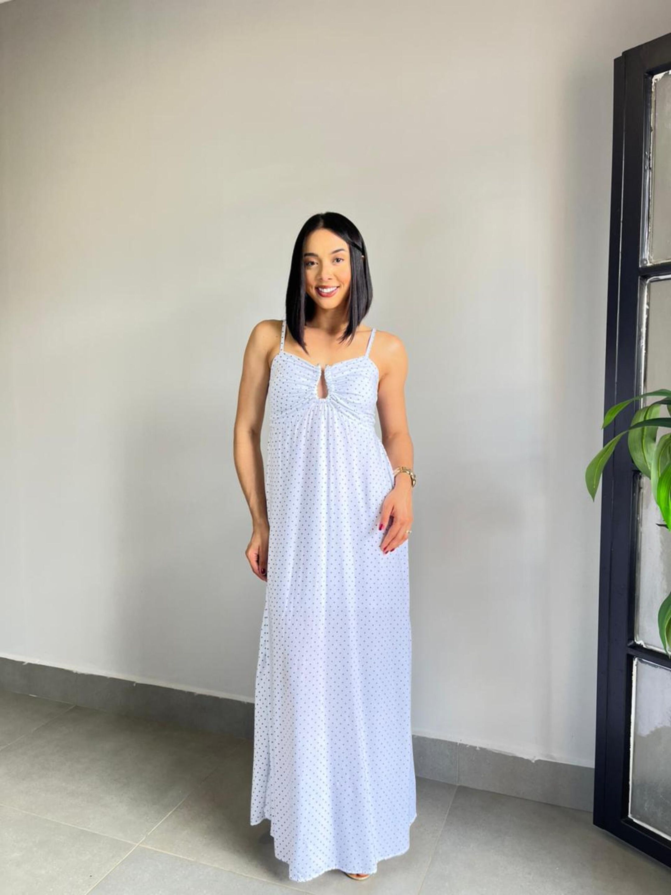 VESTIDO POÁ BRANCO - MMUNIZ 