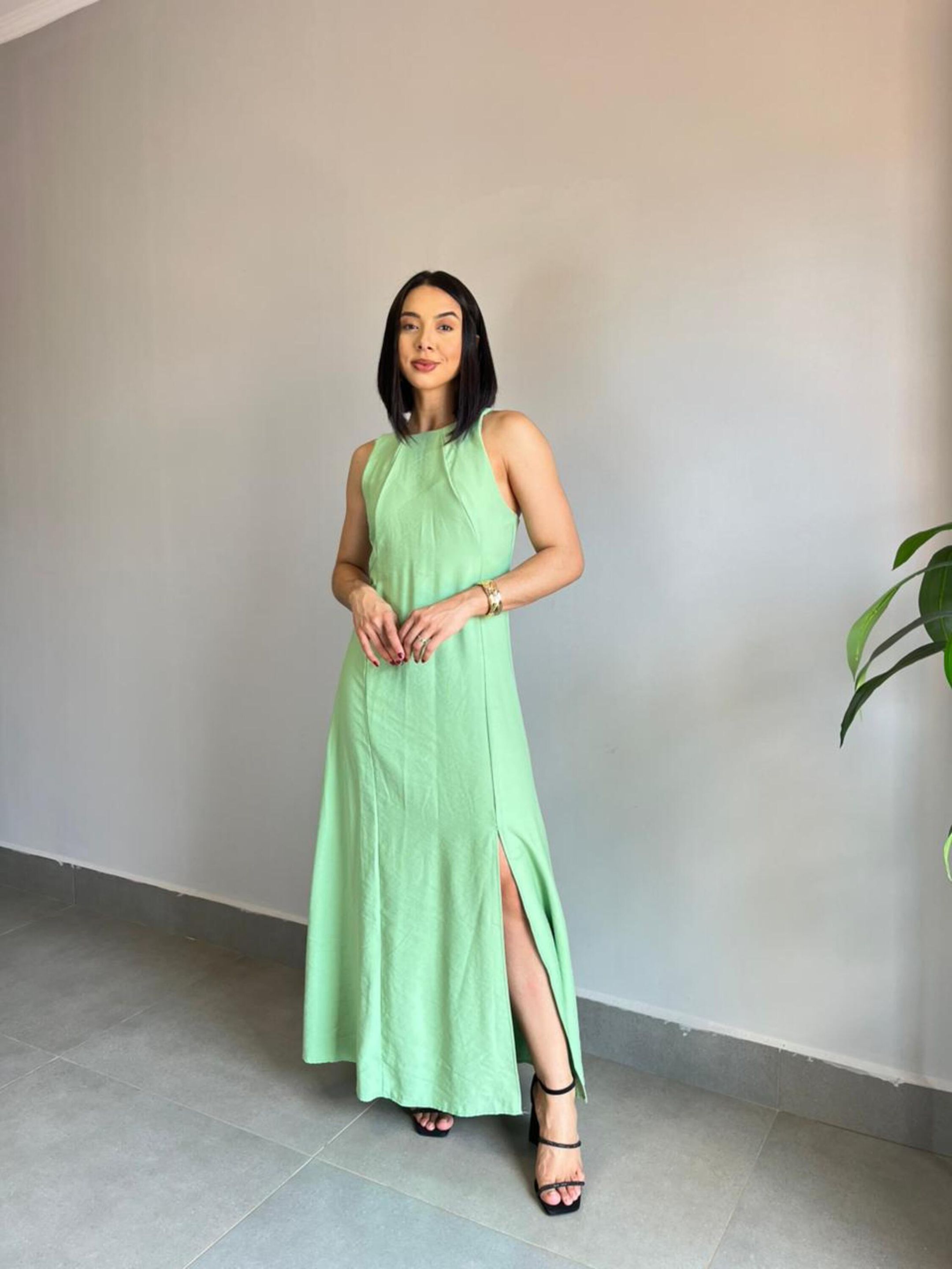 VESTIDO ELISA VERDE - MMUNIZ 