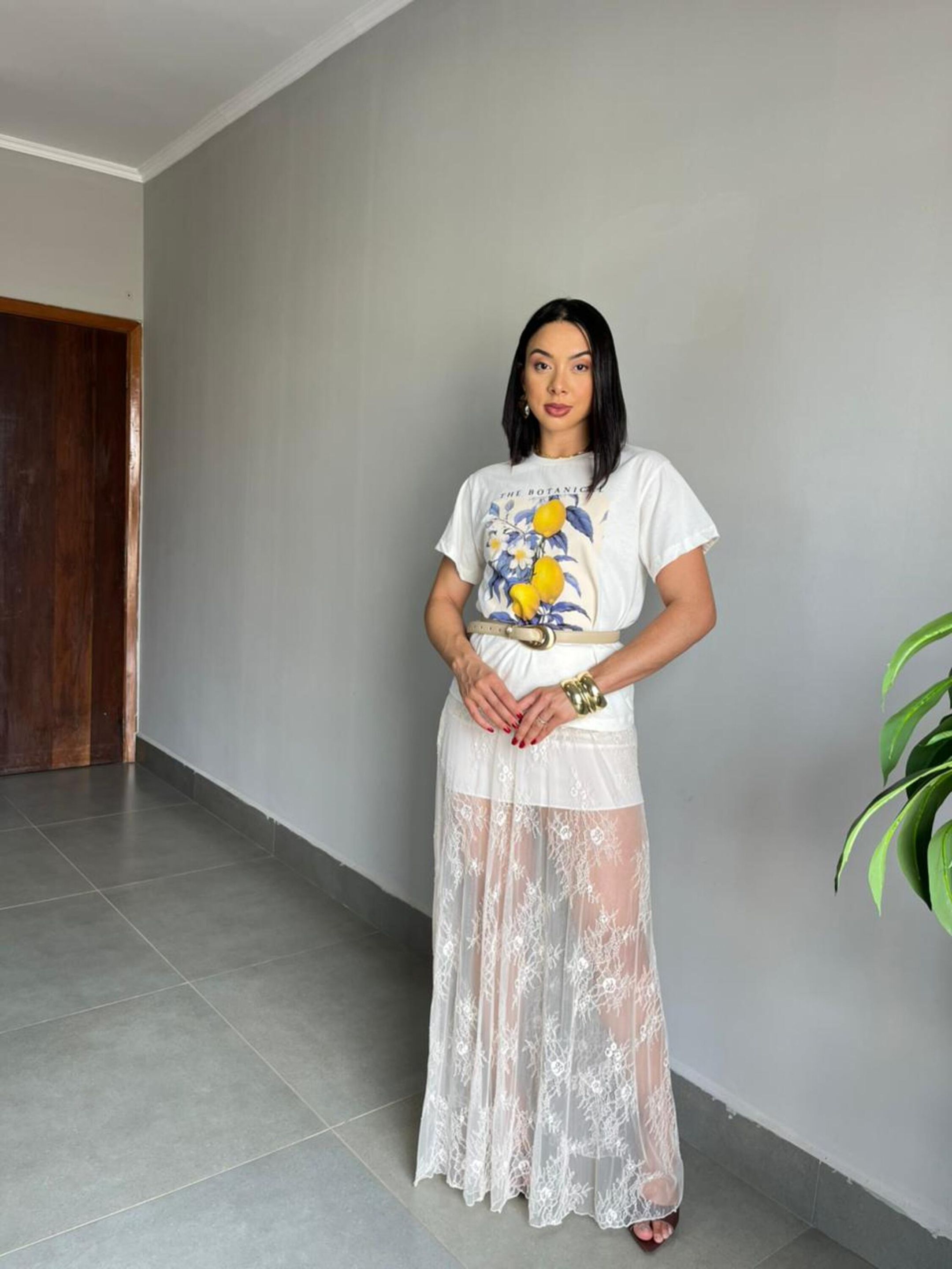 SAIA LONGA RENDA CREME - MMUNIZ 