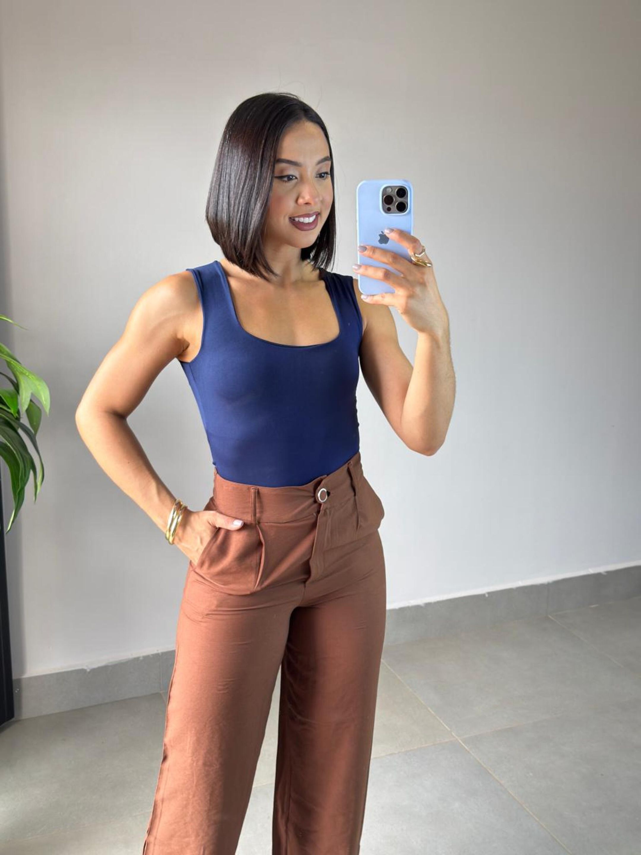 BLUSA SABRINA AZUL - MMUNIZ 