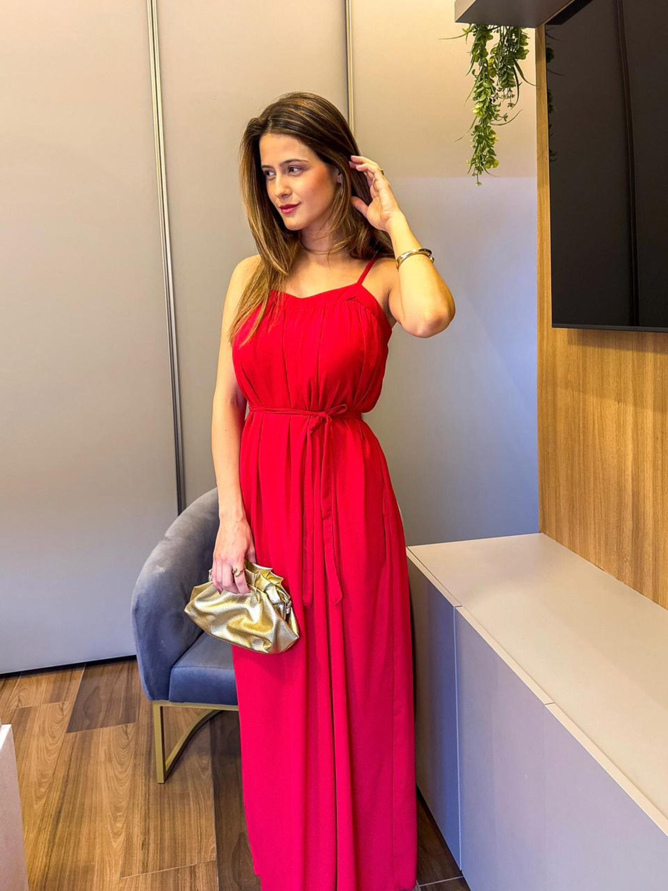 VESTIDO ANA VERMELHO - MMUNIZ 