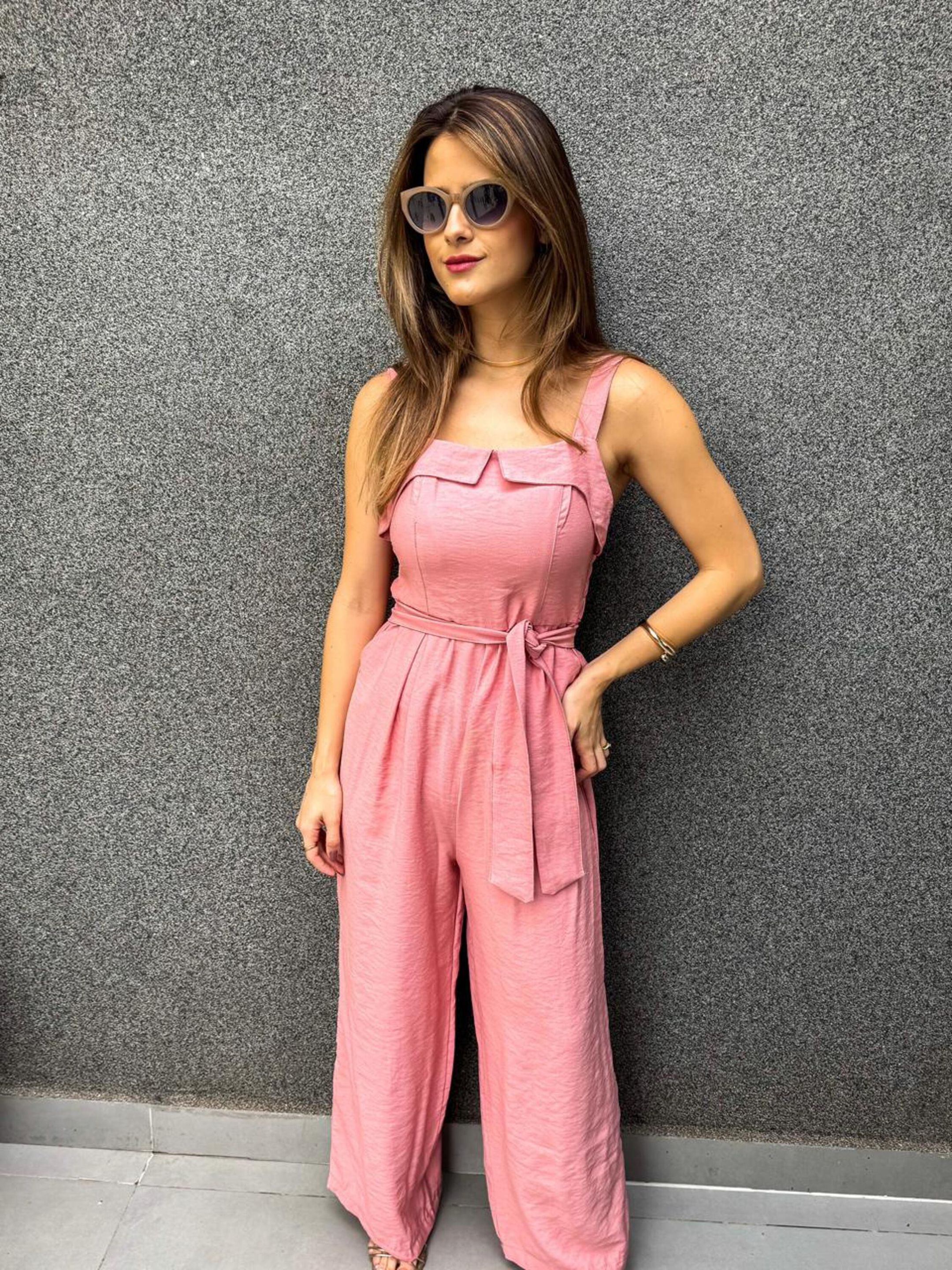 MACACÃO FRANCINE ROSE - MMUNIZ 