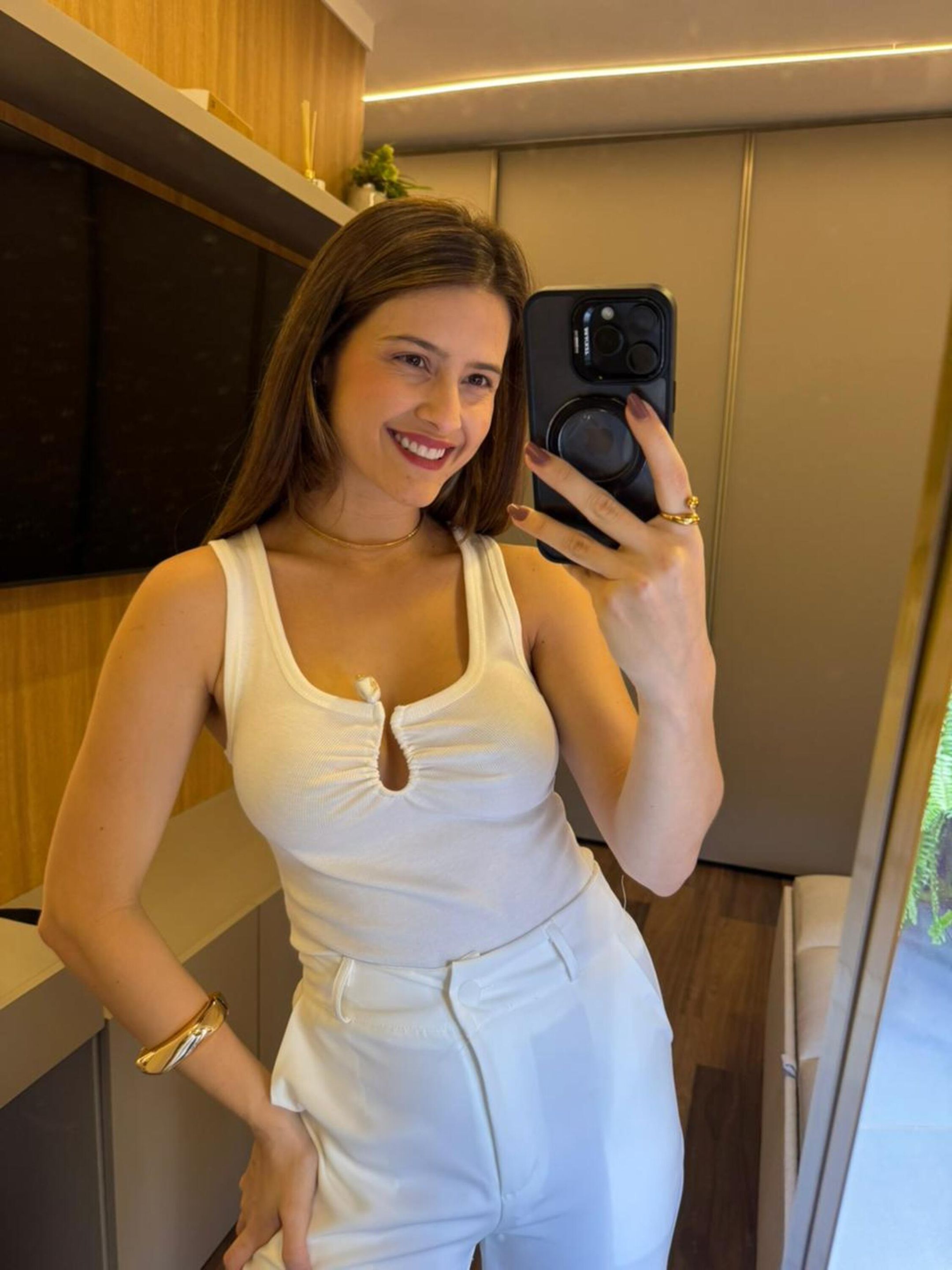 BLUSA CELINA BRANCO - MMUNIZ 