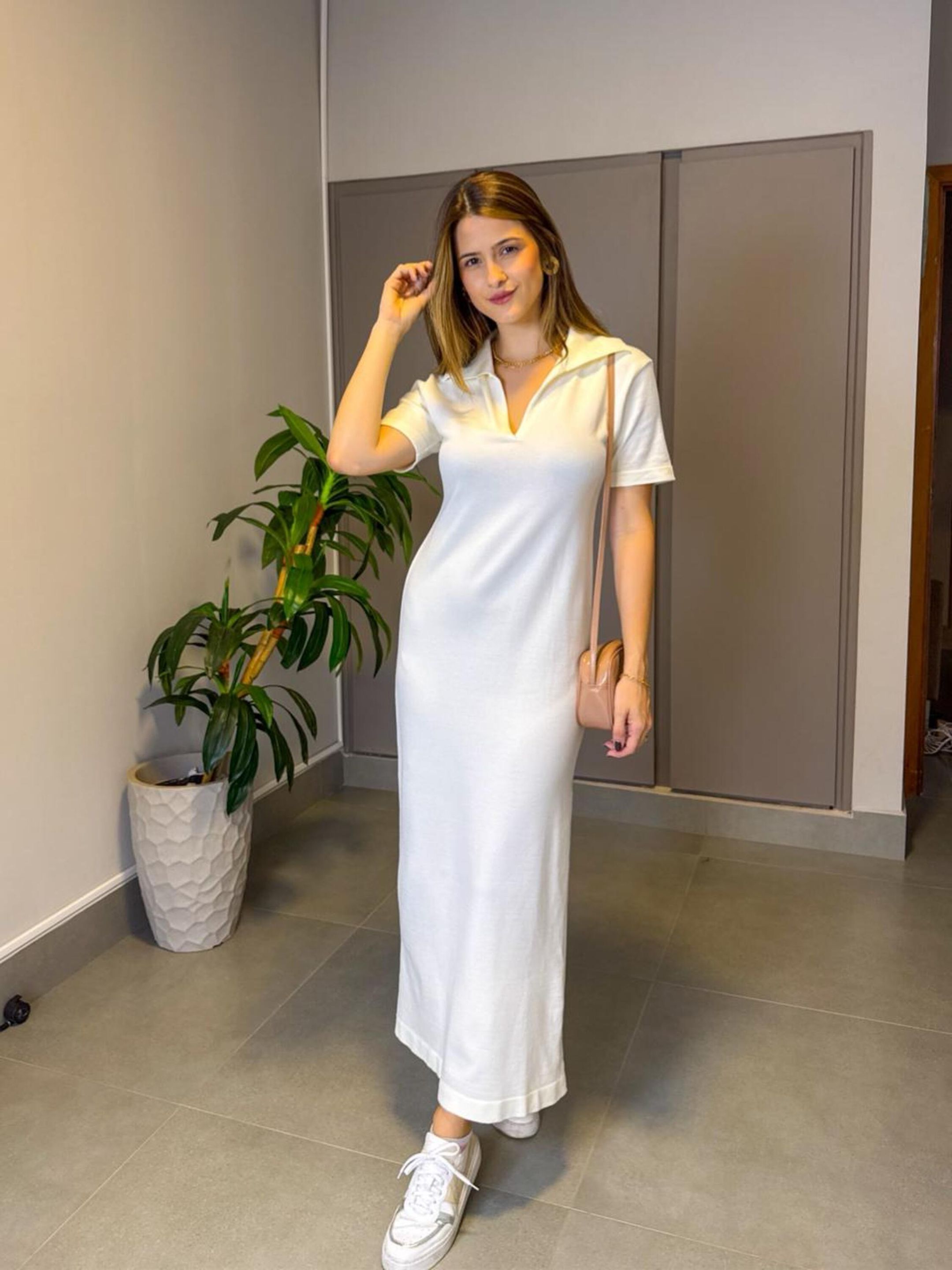 VESTIDO MARIAH CREME - MMUNIZ 