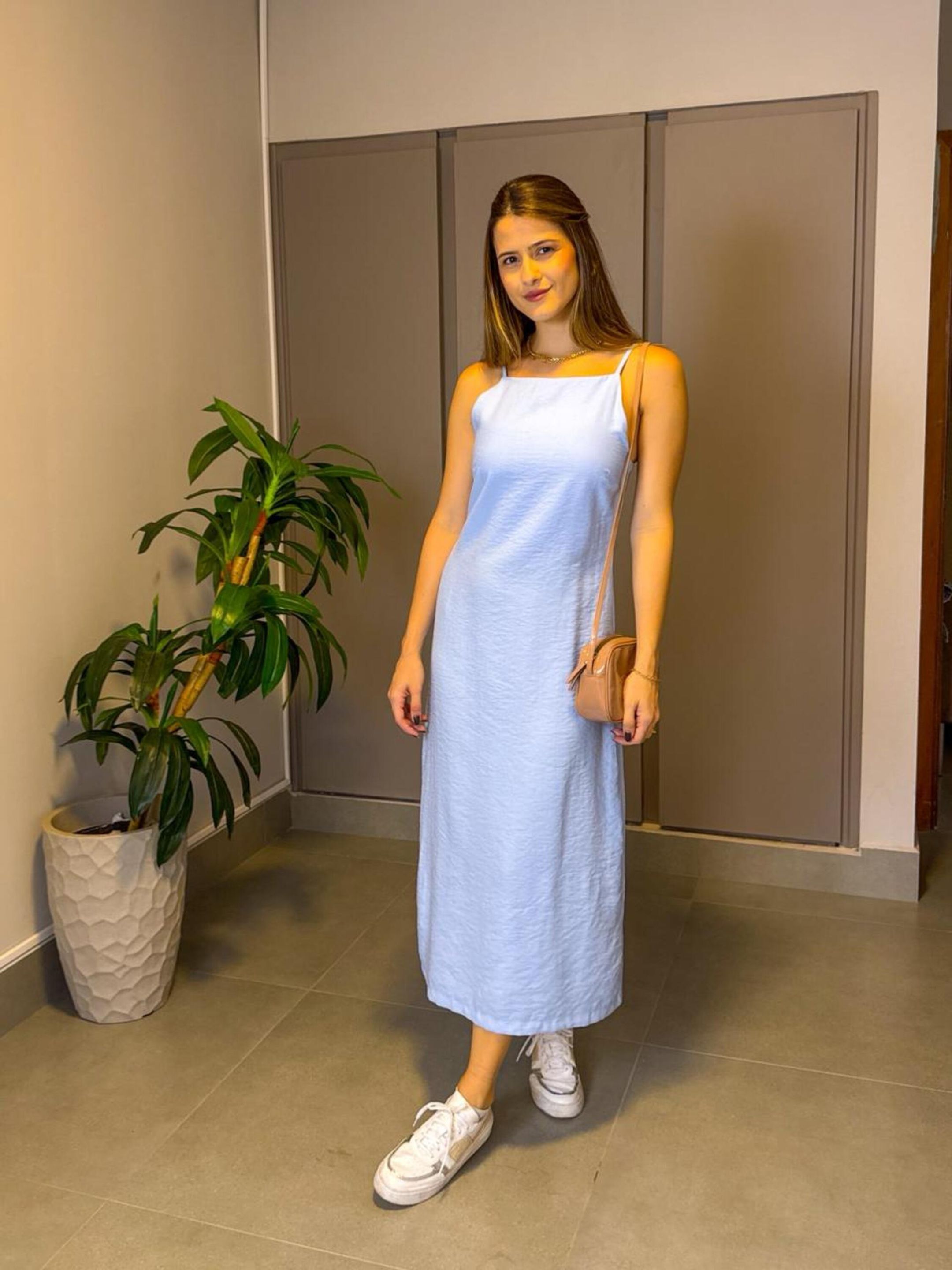 VESTIDO CLARA AZUL - MMUNIZ 