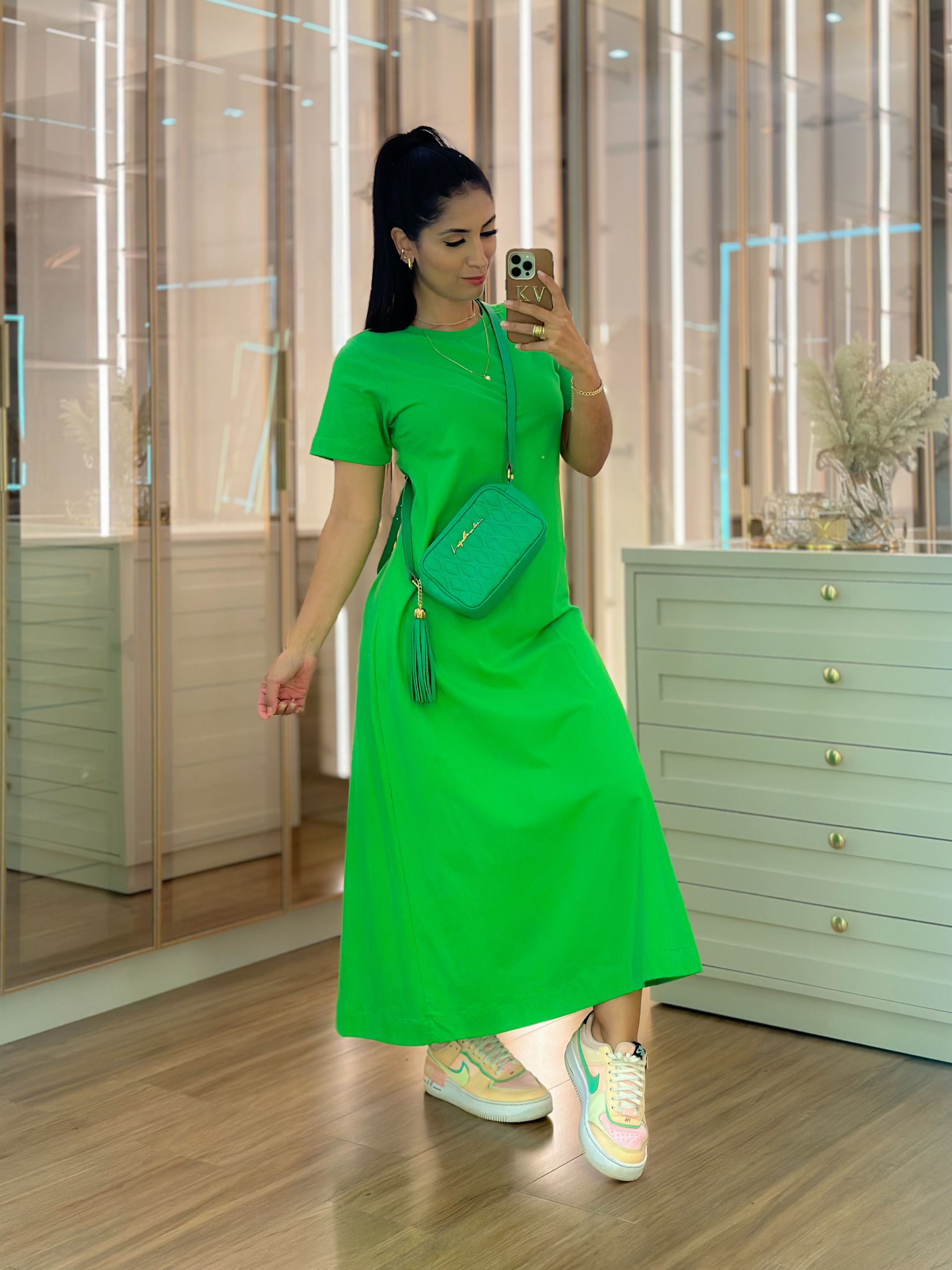 Vestido Leonora Verde Lima