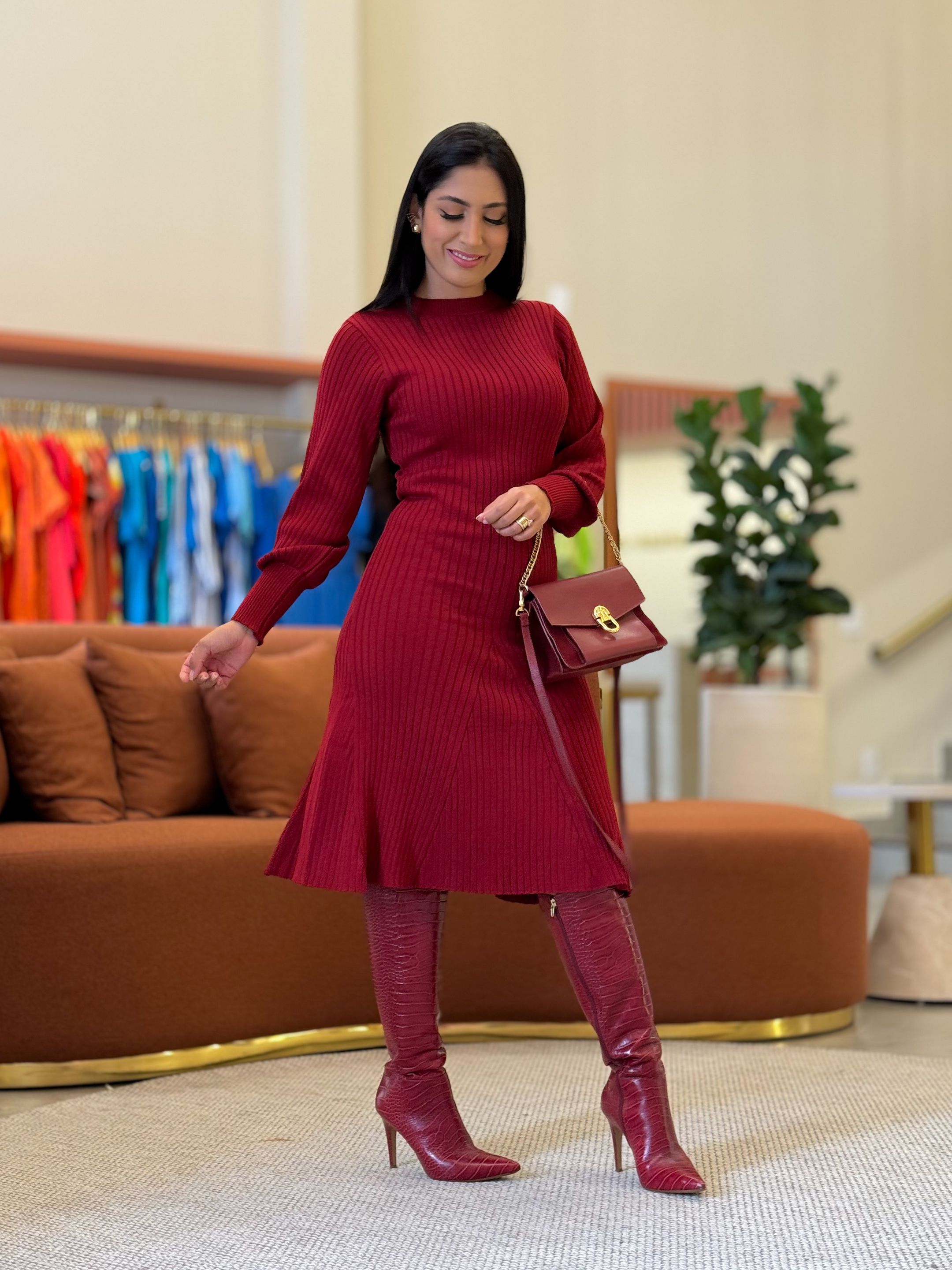 Vestido Mary Vinho