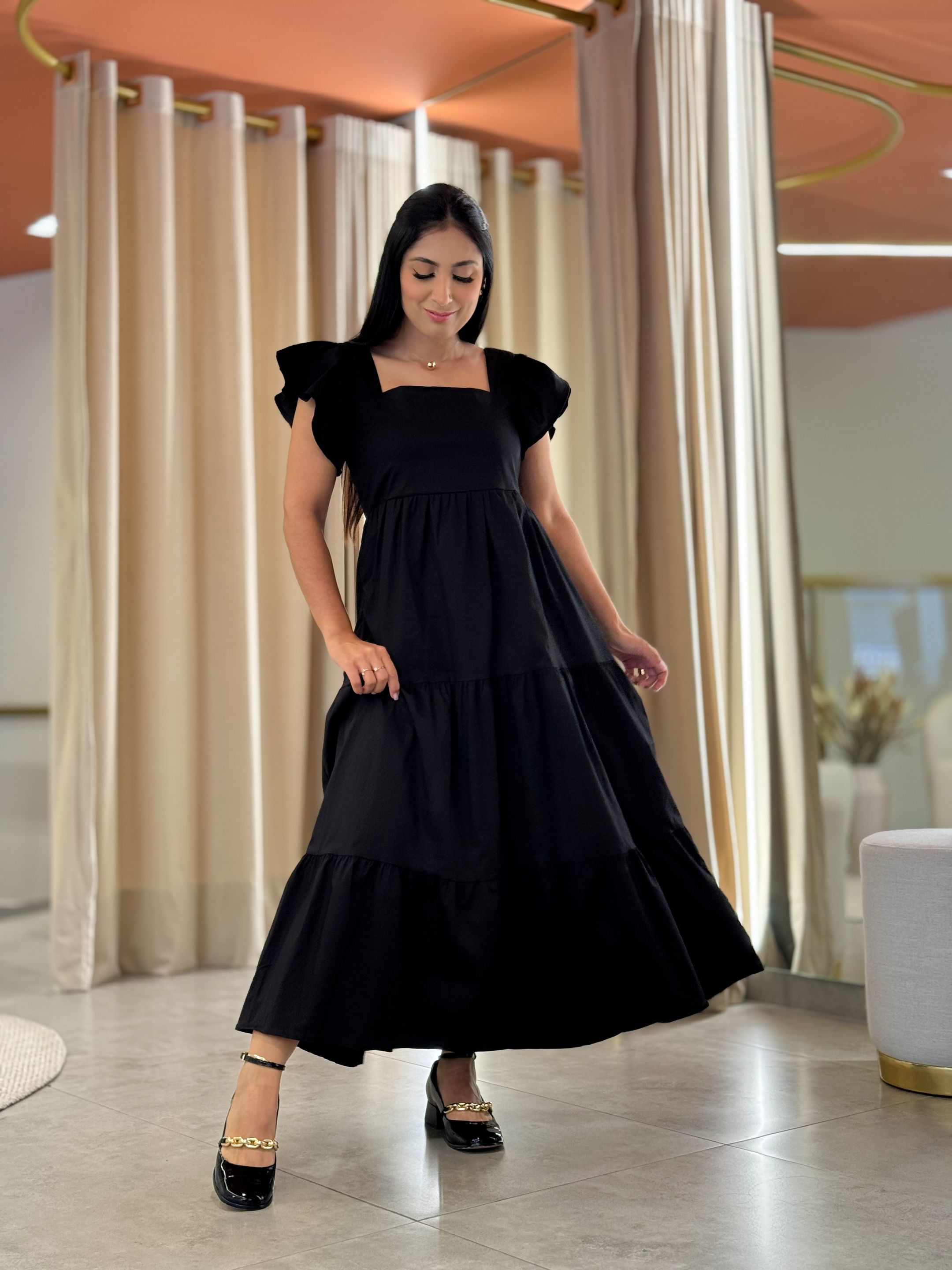 Vestido Andressa Preto
