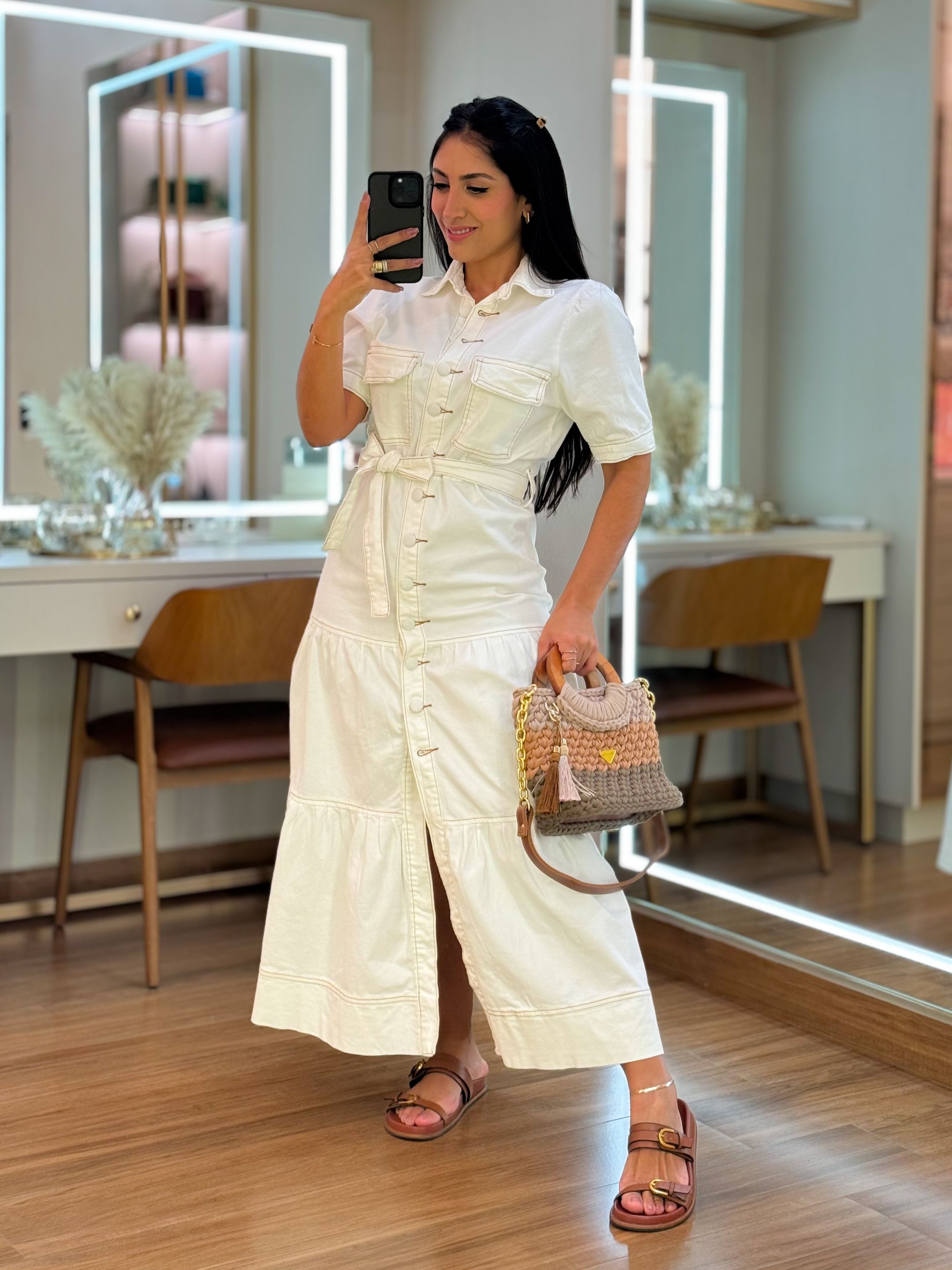 Vestido Amanda Off White