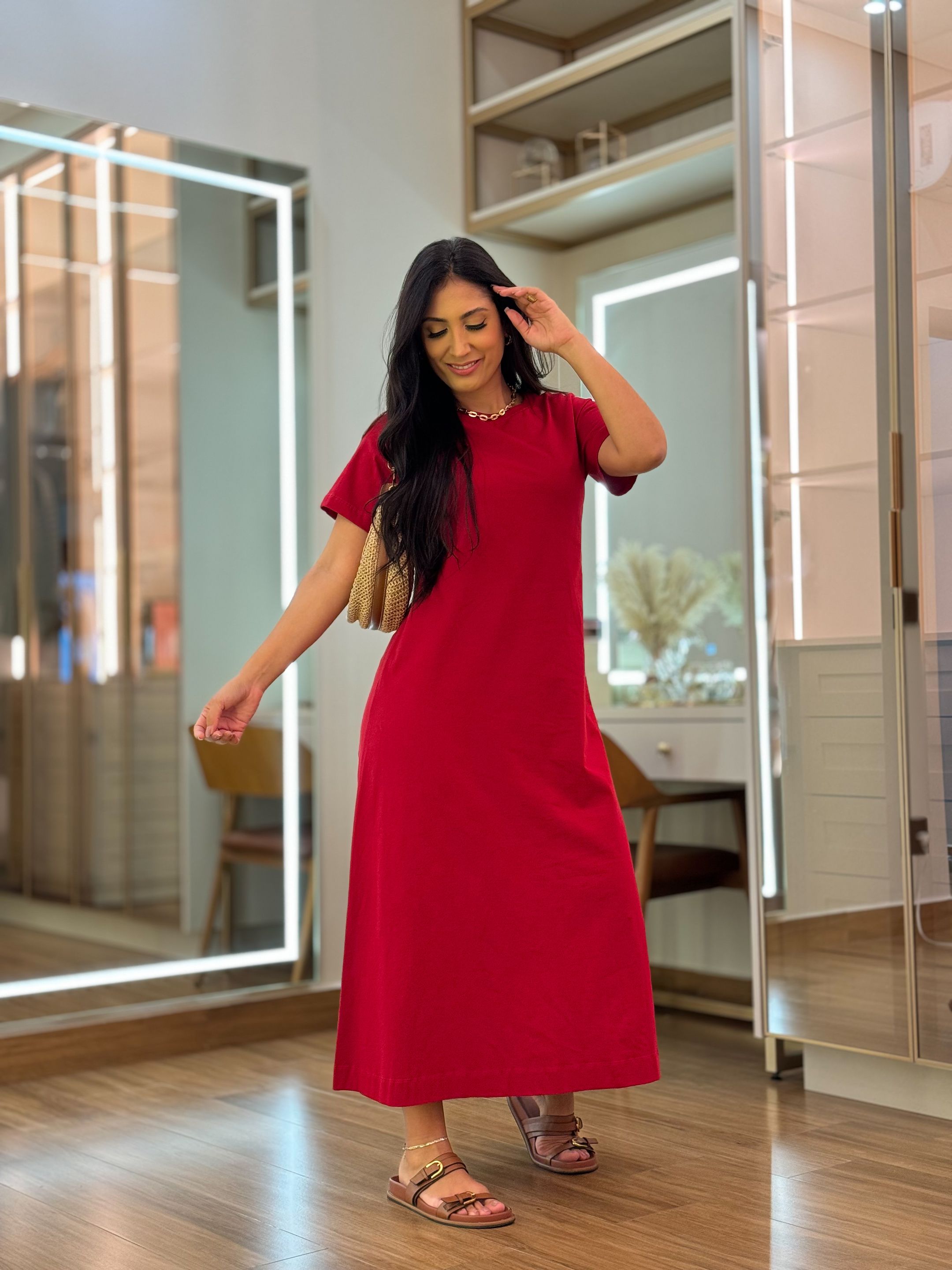 Vestido Leonora Vermelho