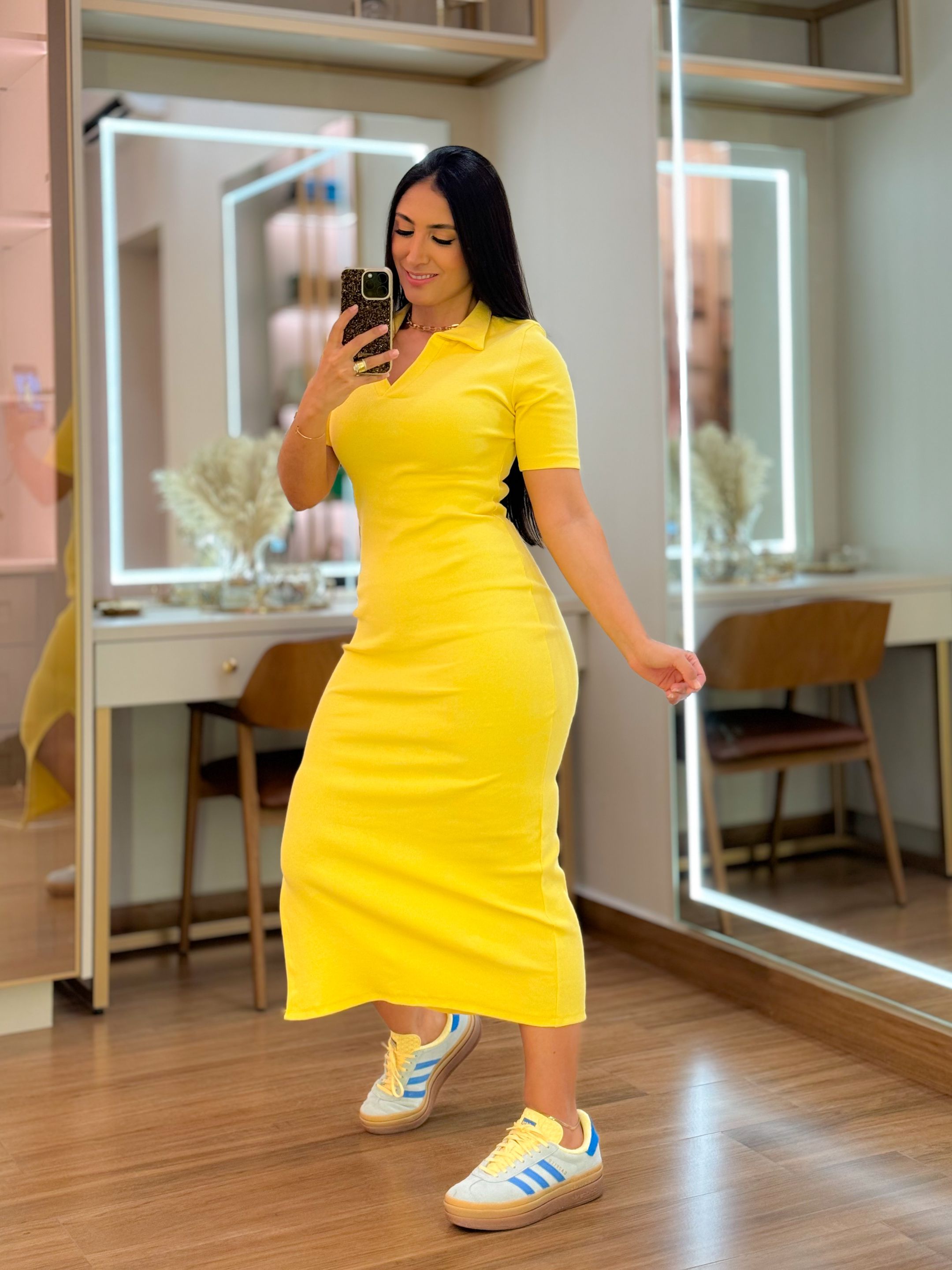 Vestido Celina Amarelo