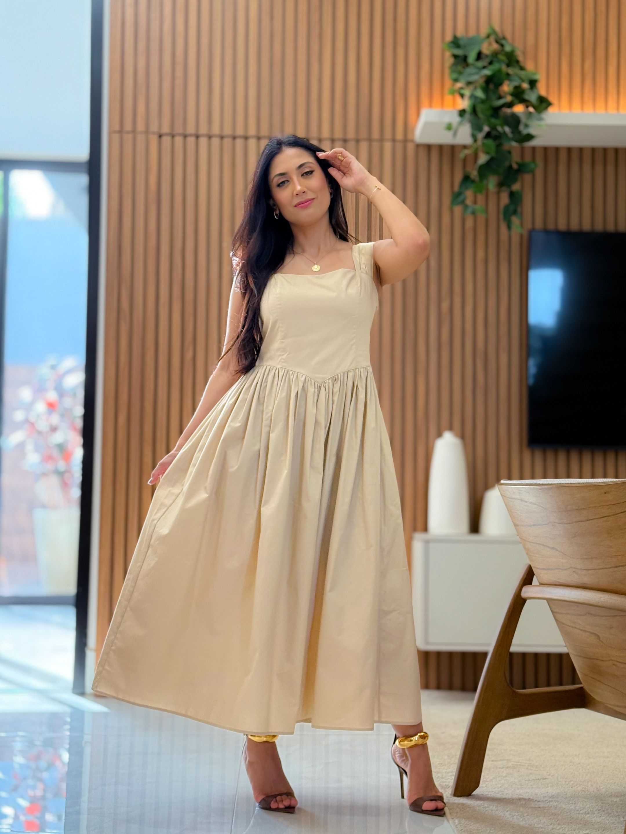 Vestido Larissa Nude