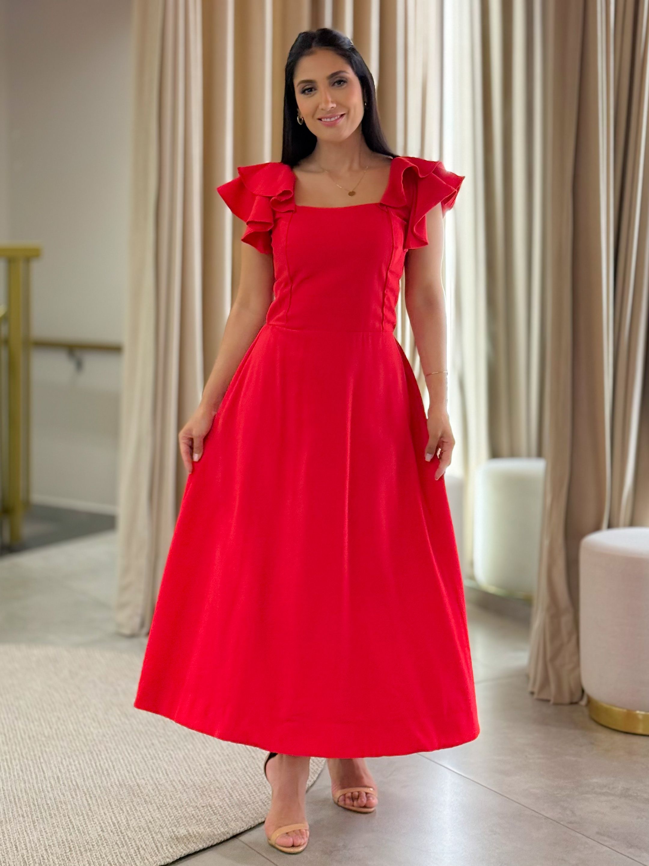 Vestido Ane Vermelho