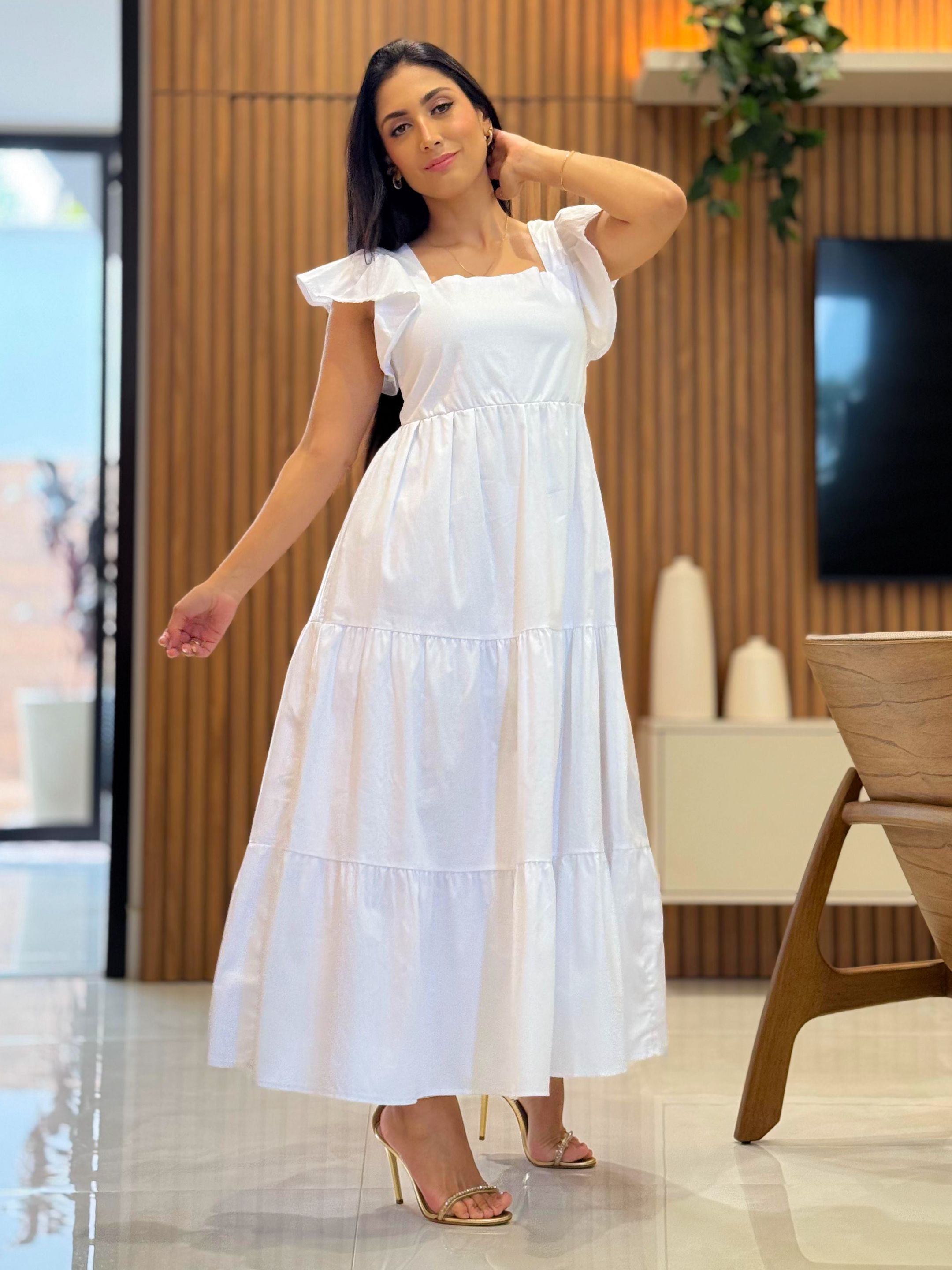 Vestido Andressa Branco