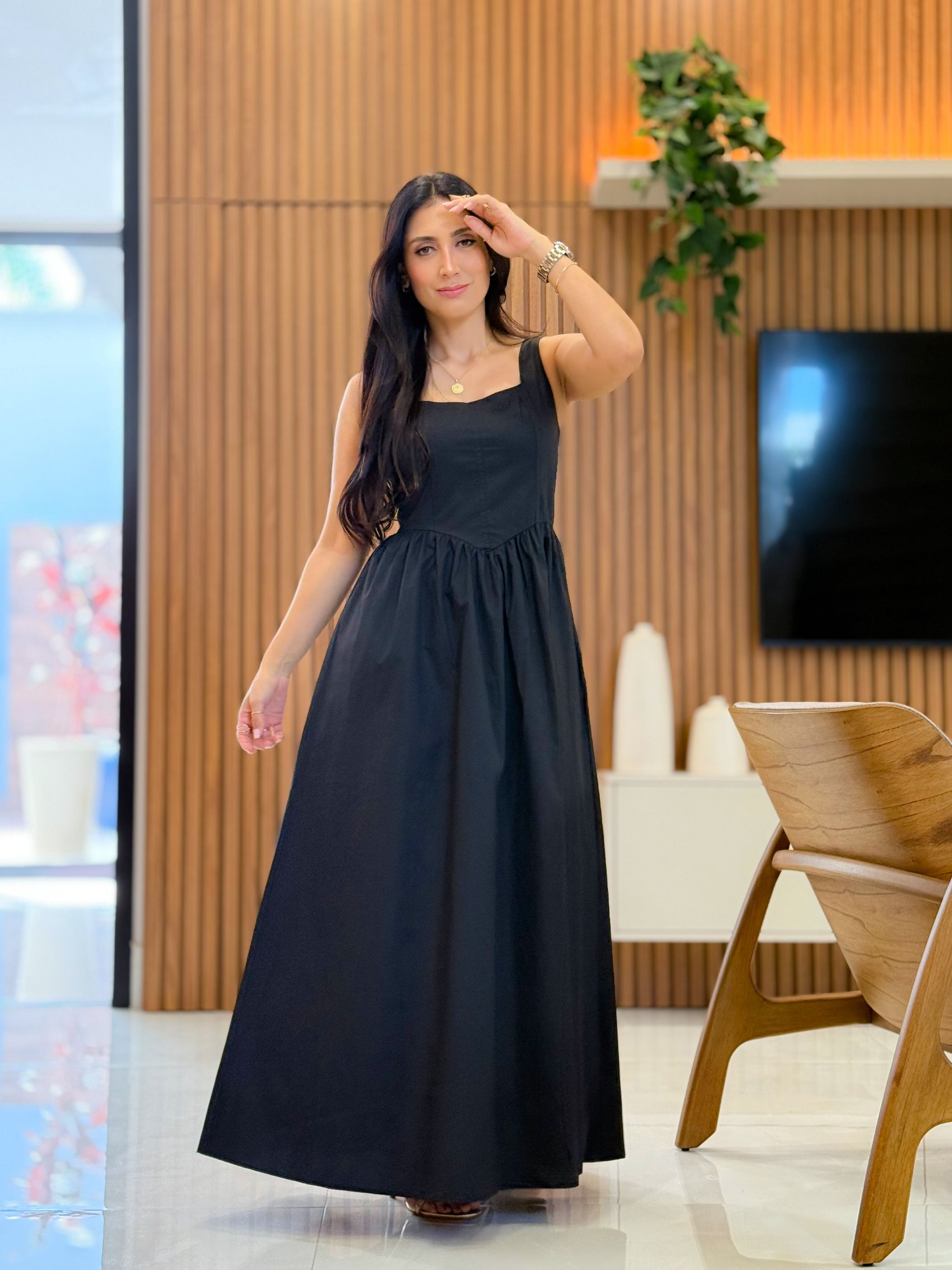 Vestido Lorena Preto
