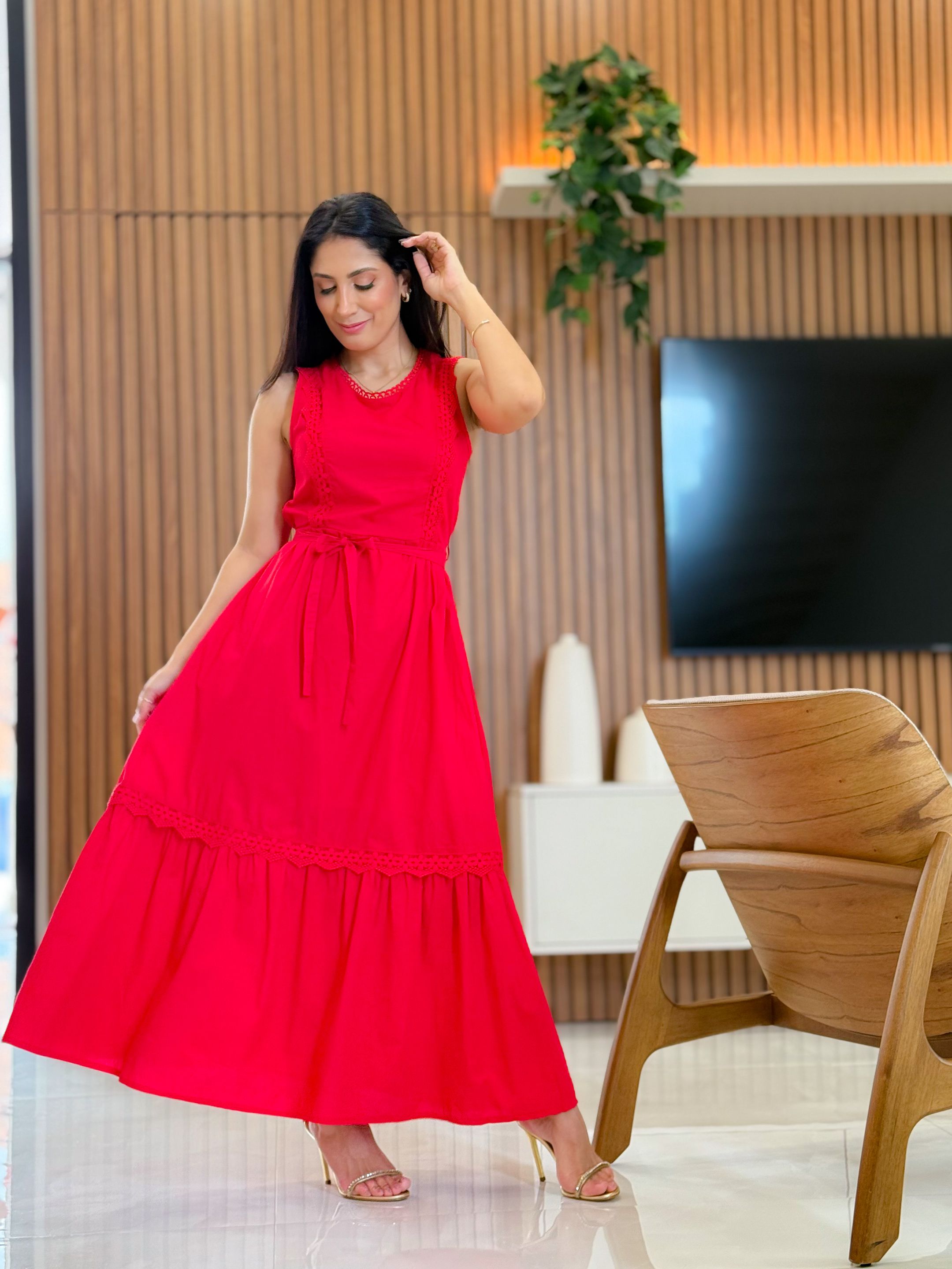 Vestido Alessandra Vermelho