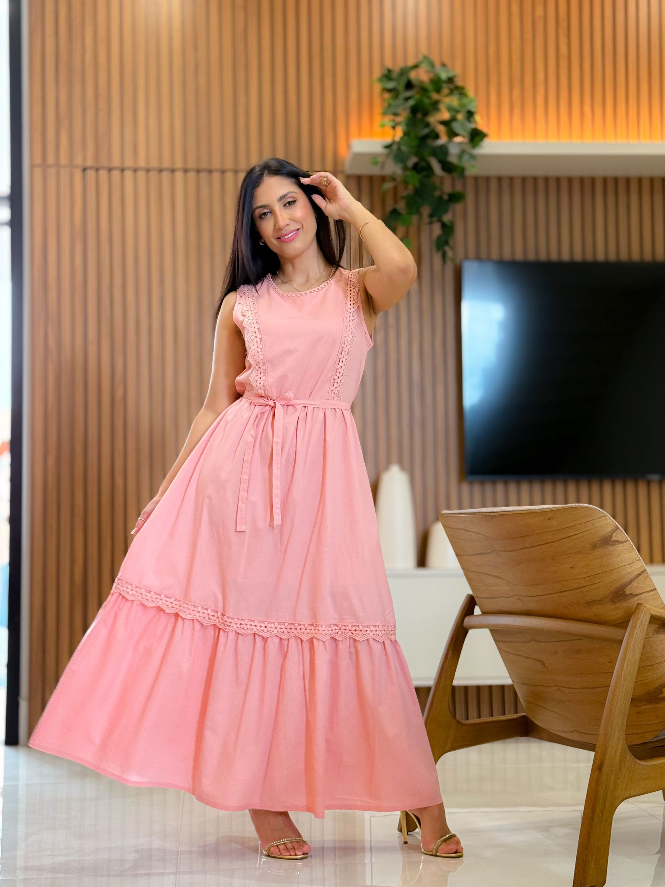 Vestido Alessandra Rosa