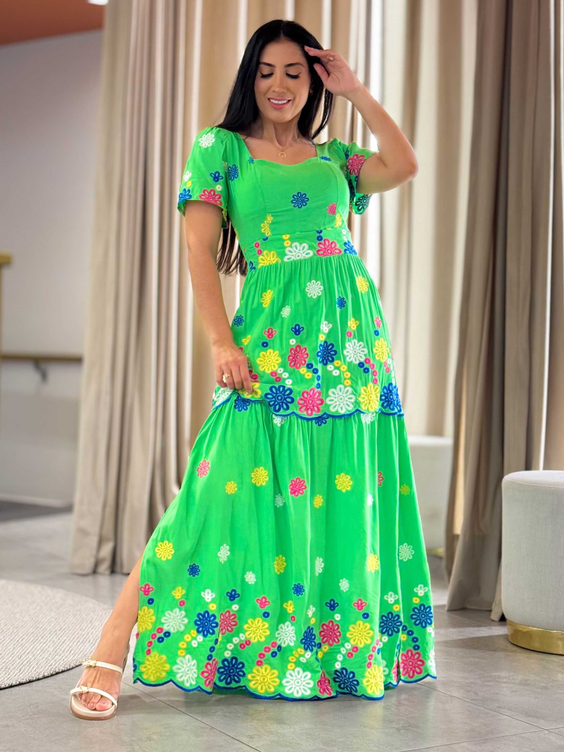 Vestido Lua Verde