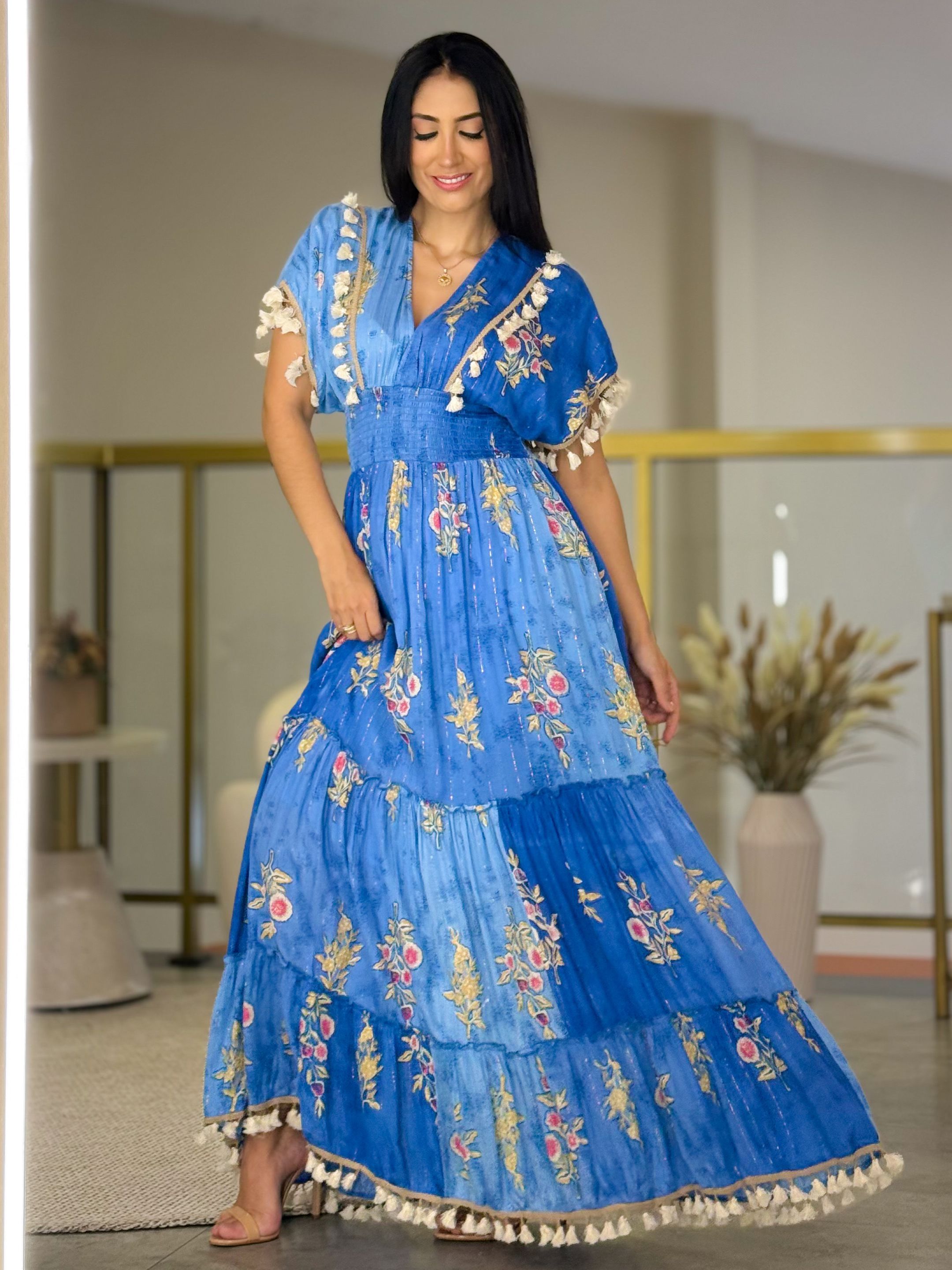 Vestido Sabrina Azul