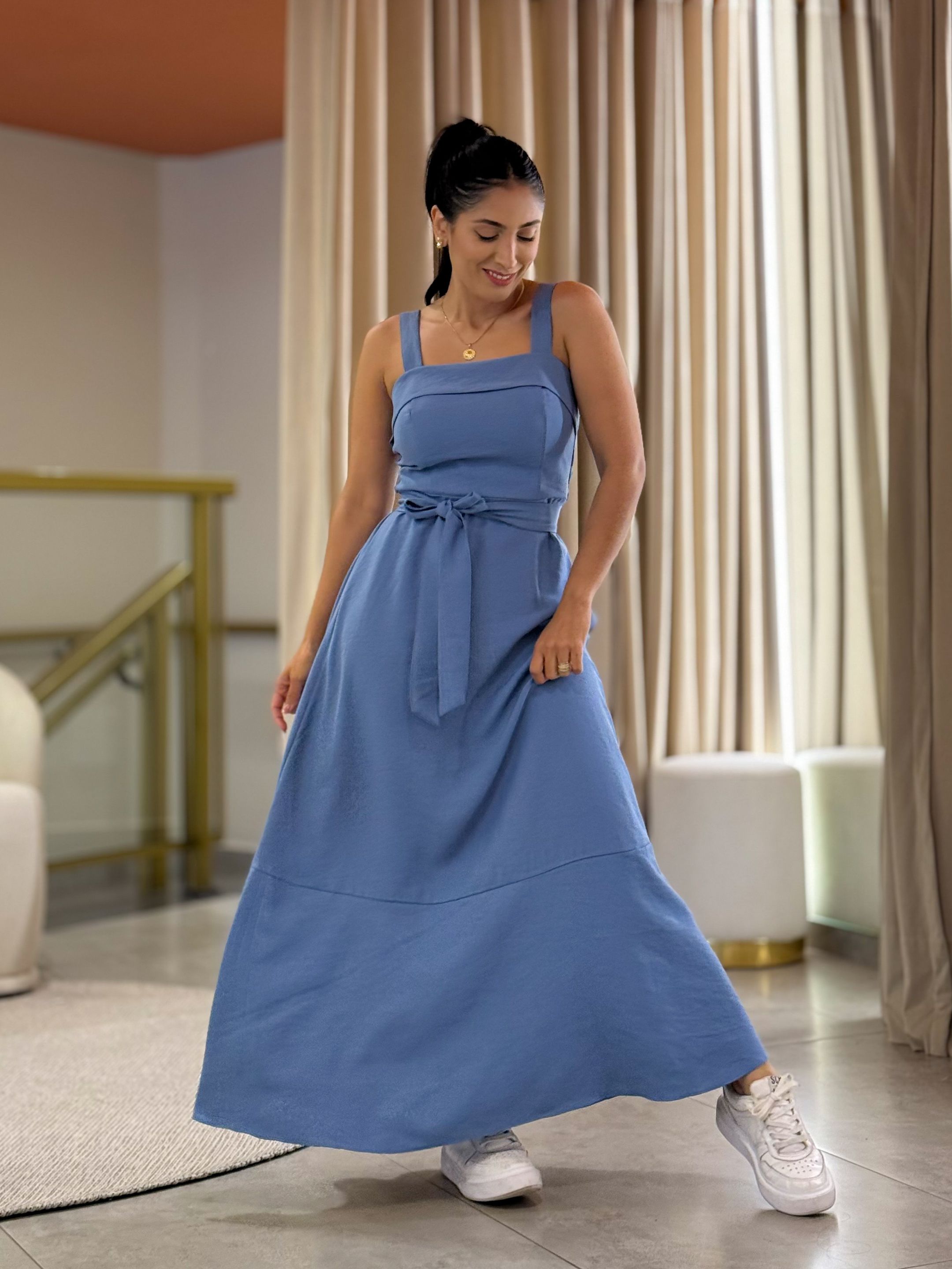 Vestido Naiara Azul