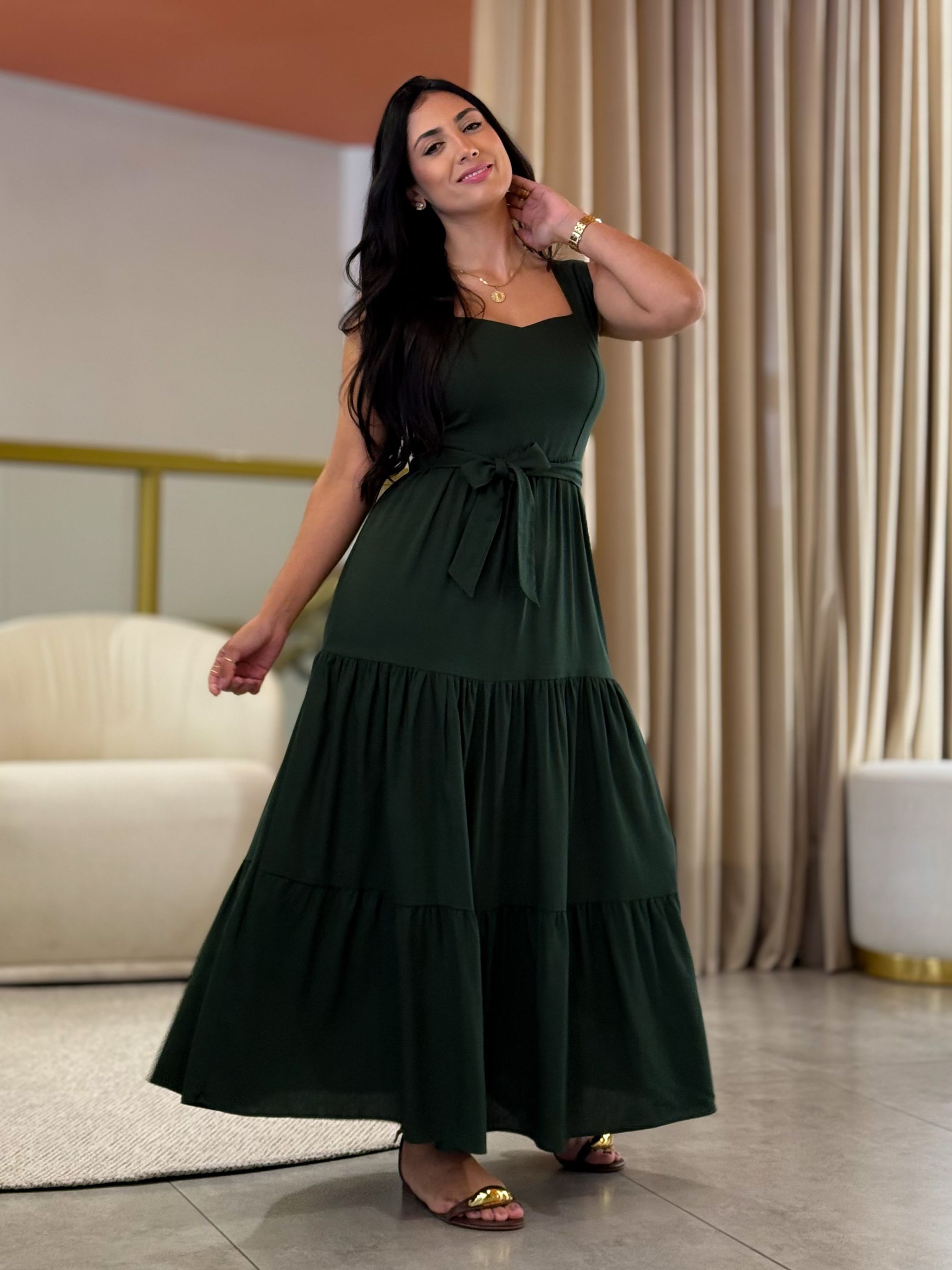 Vestido Betina Verde