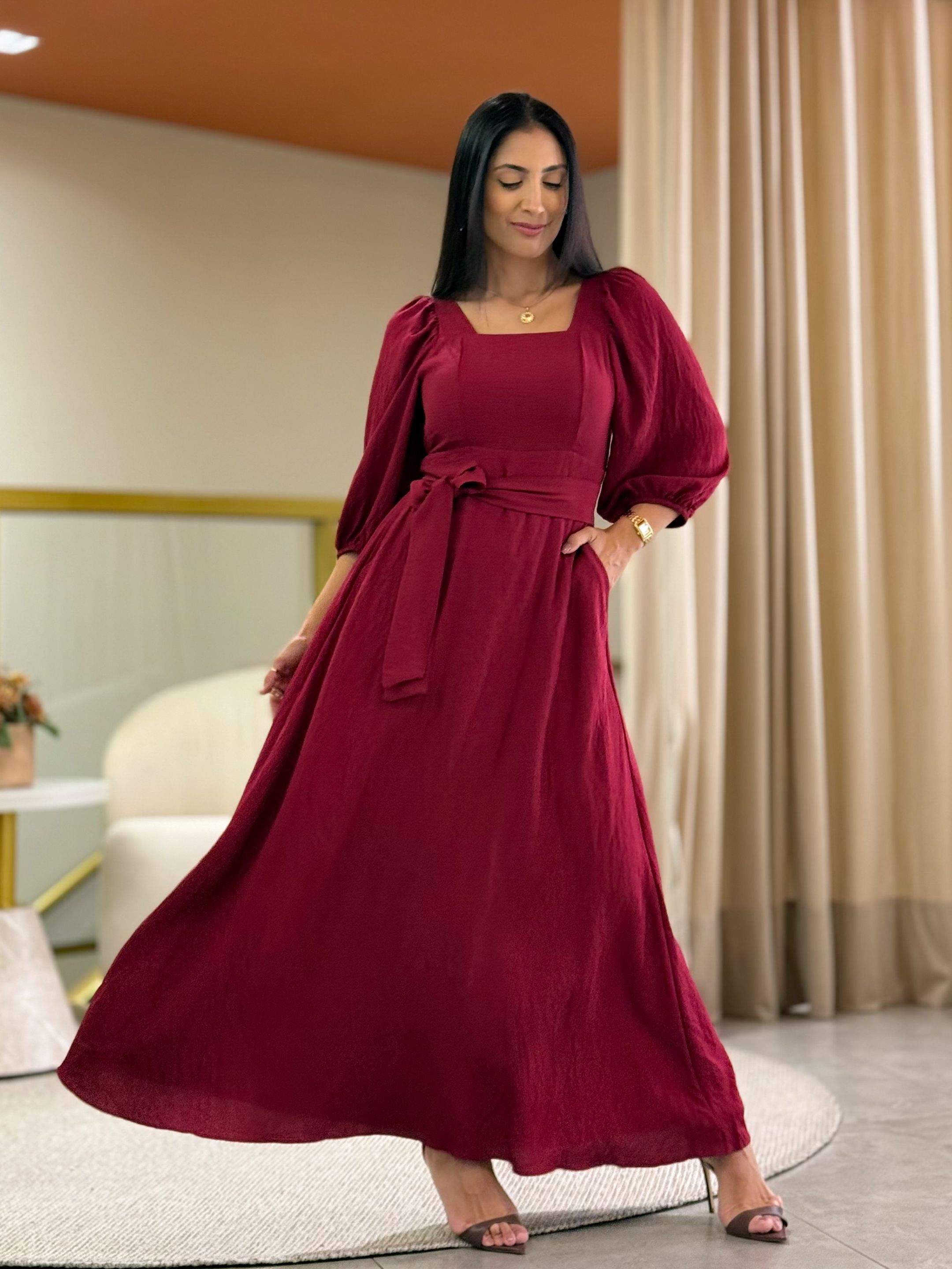 Vestido Bella Vermelho