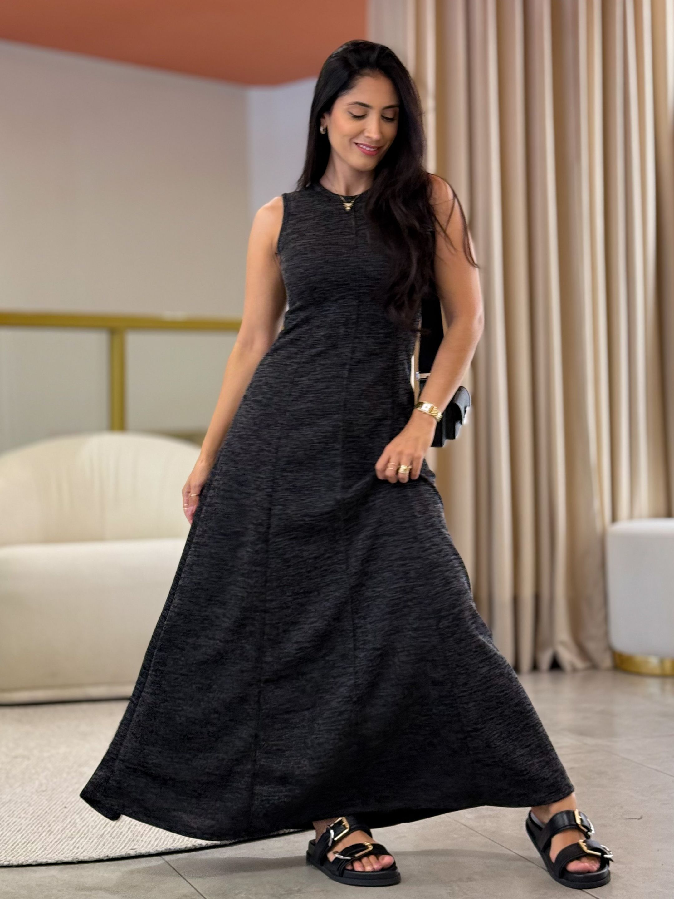 Vestido Karina Preto