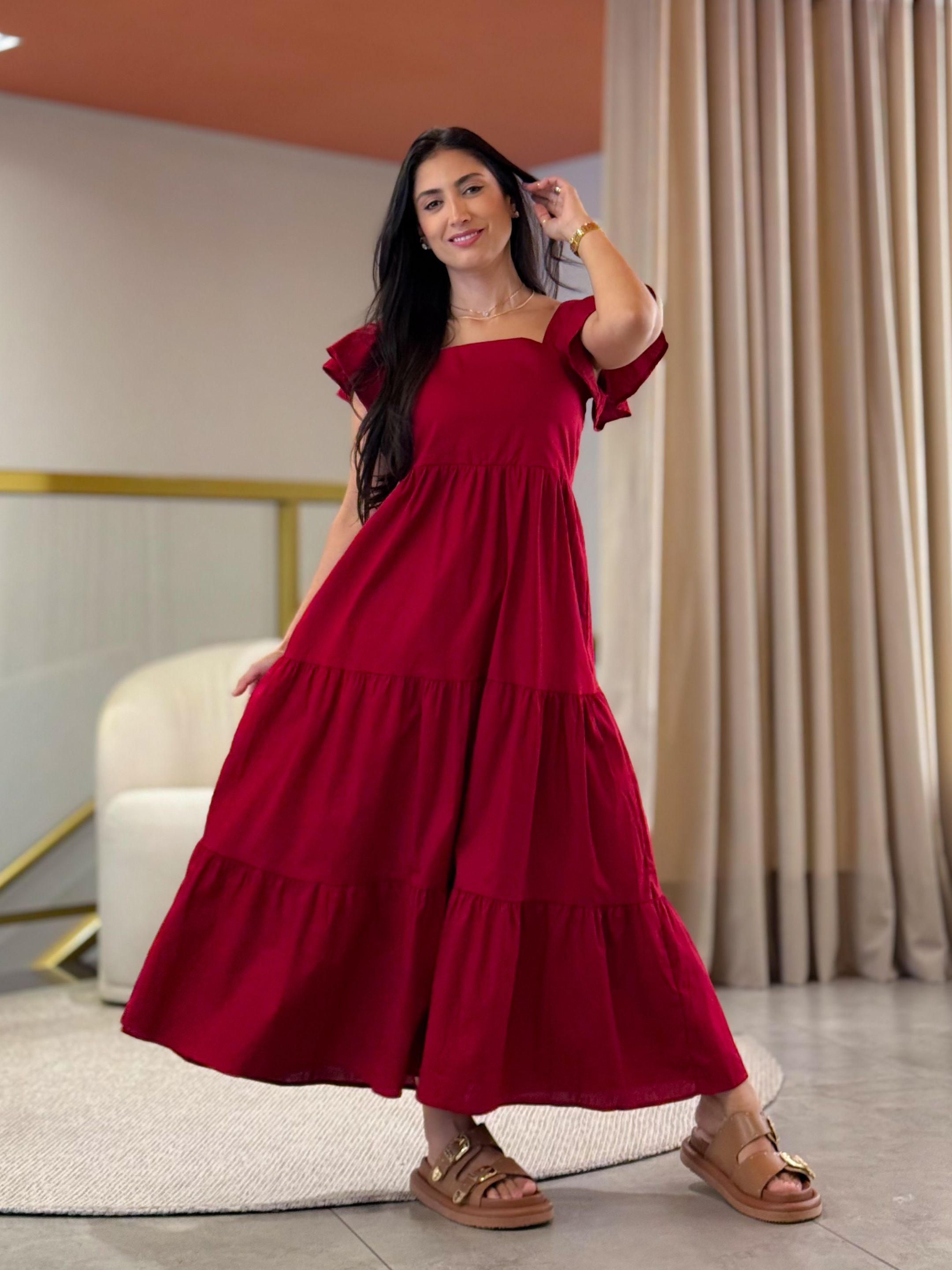 Vestido Andressa Vermelho