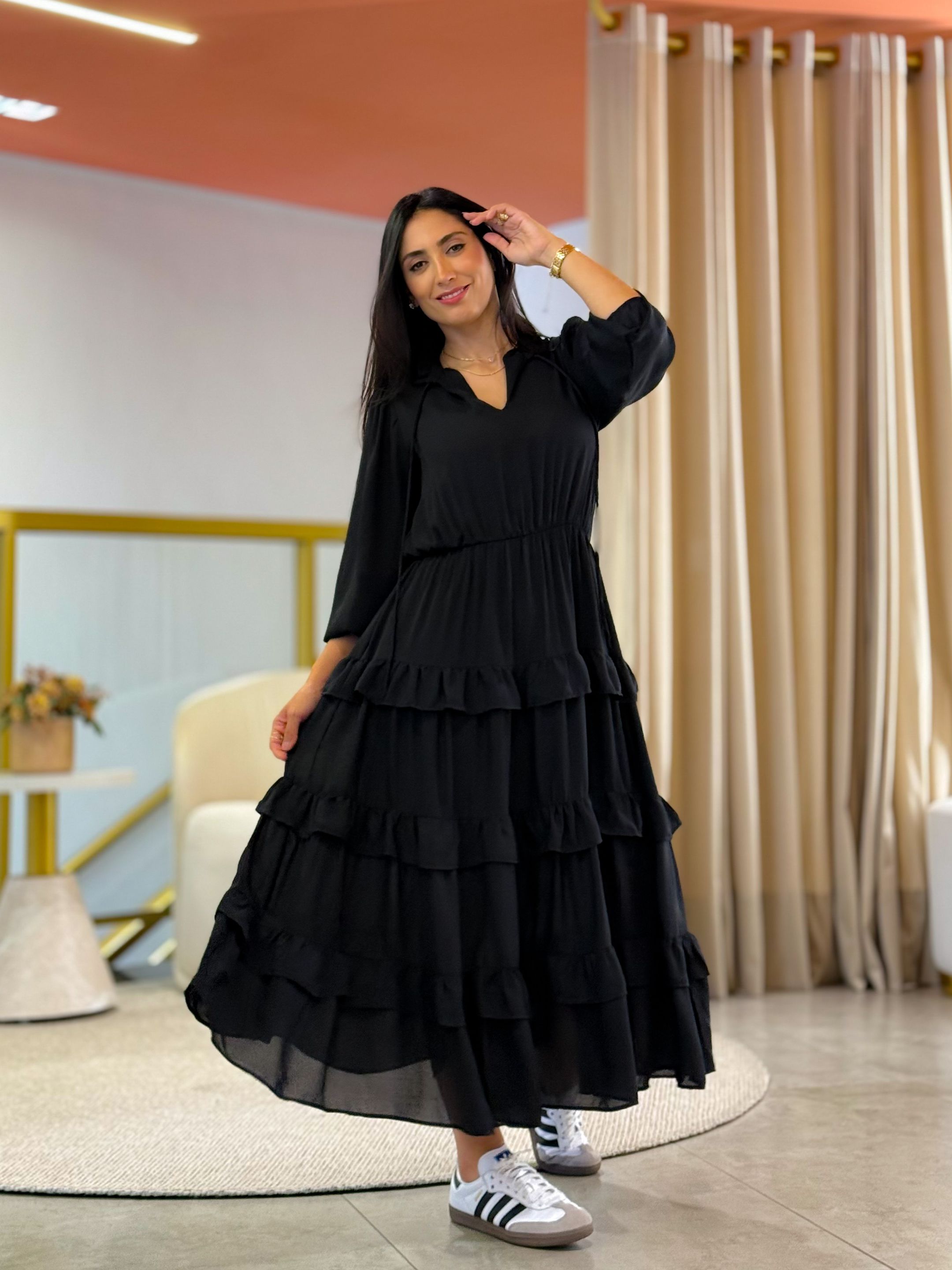 Vestido Aline Preto