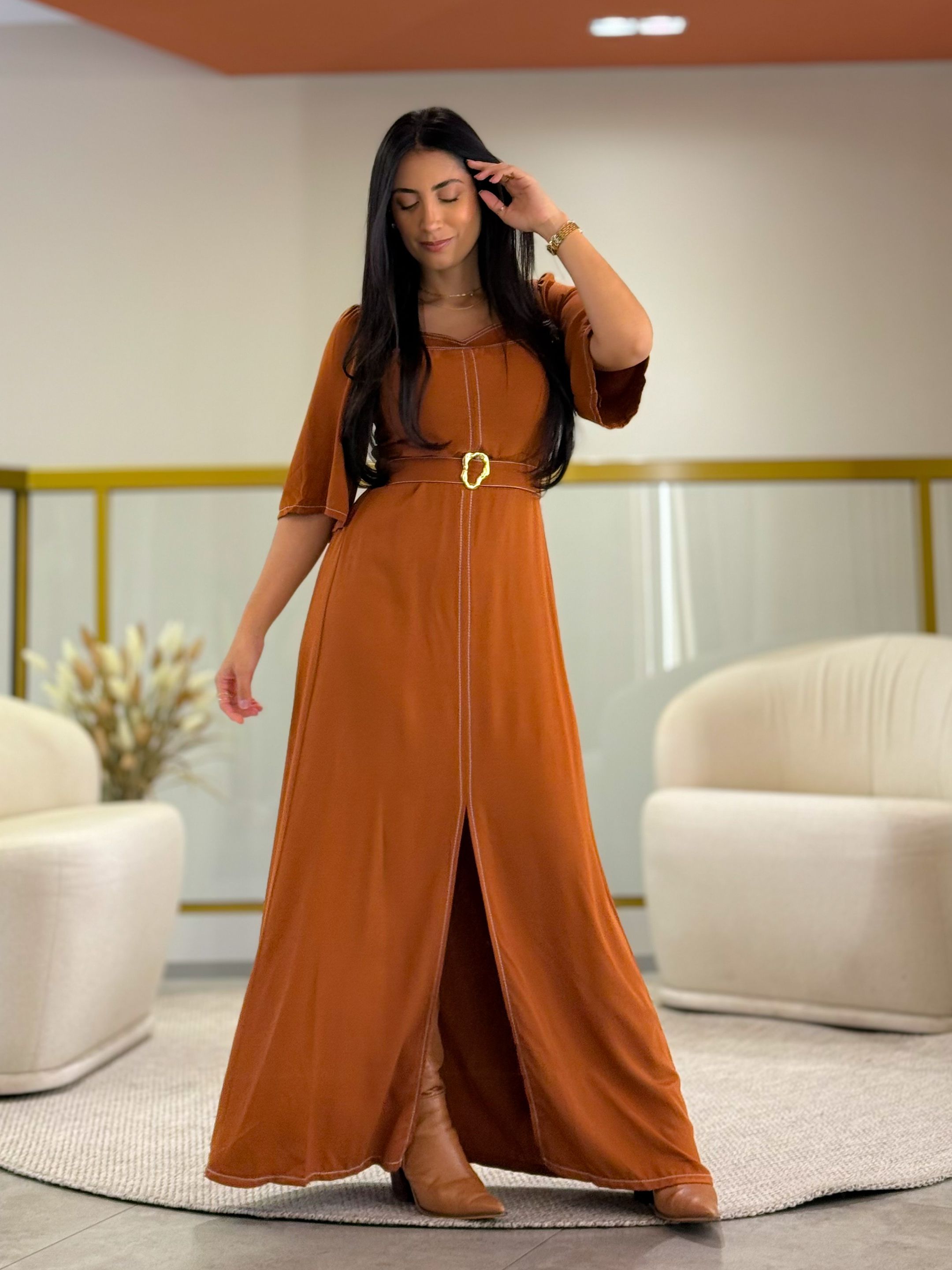Vestido Linda Telha