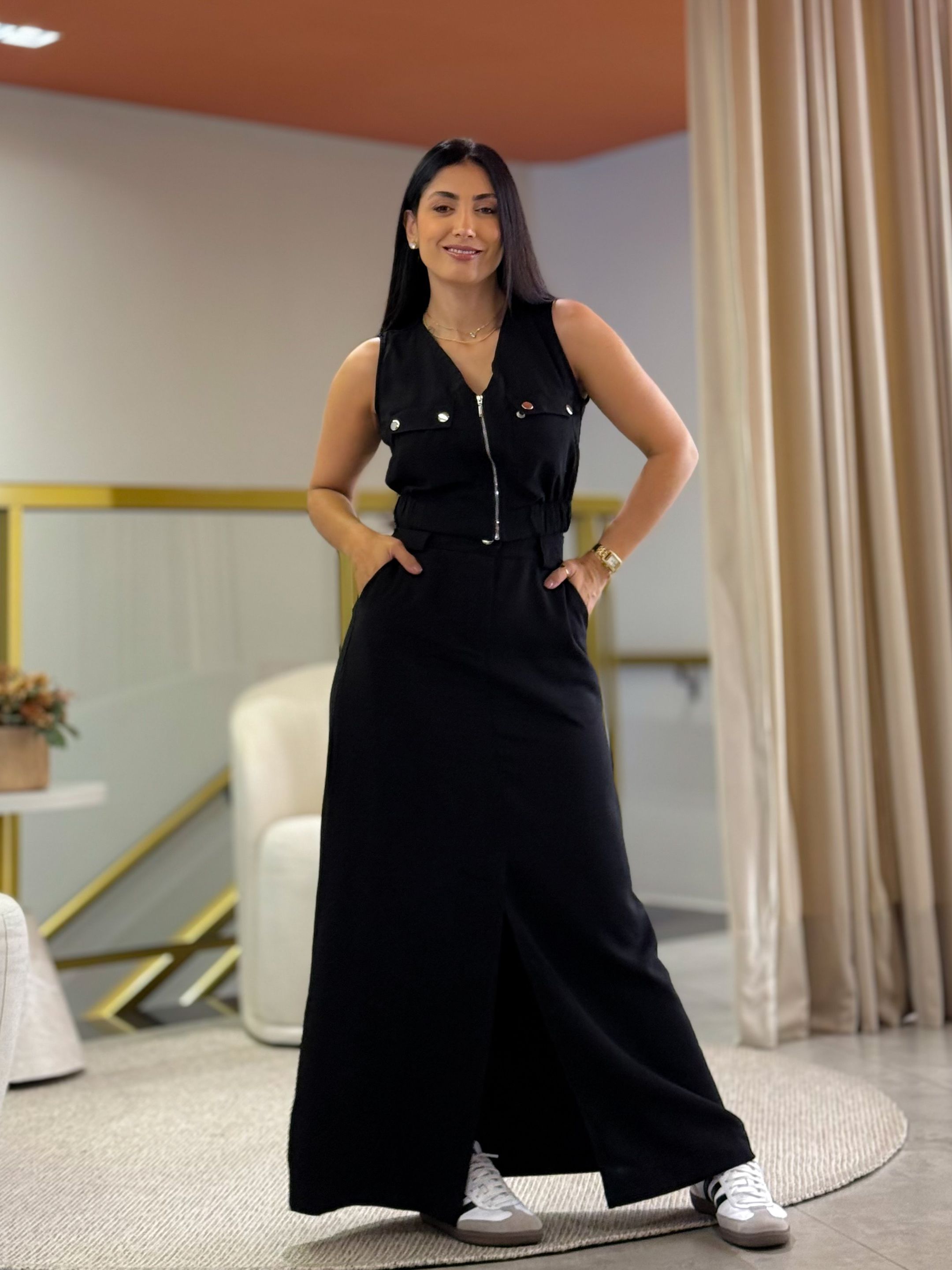 Conjunto Louise Preto
