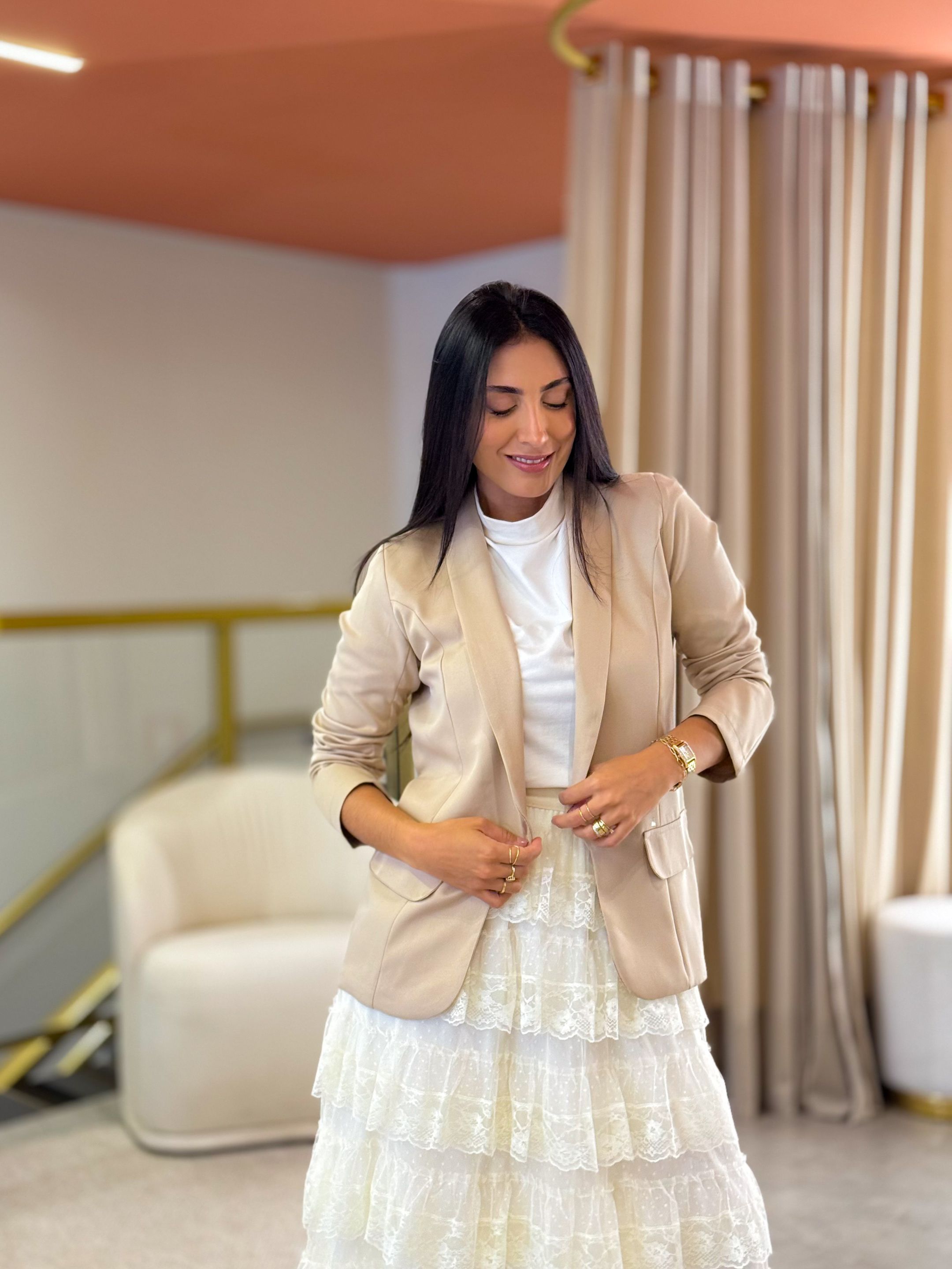 Blazer Emili Nude